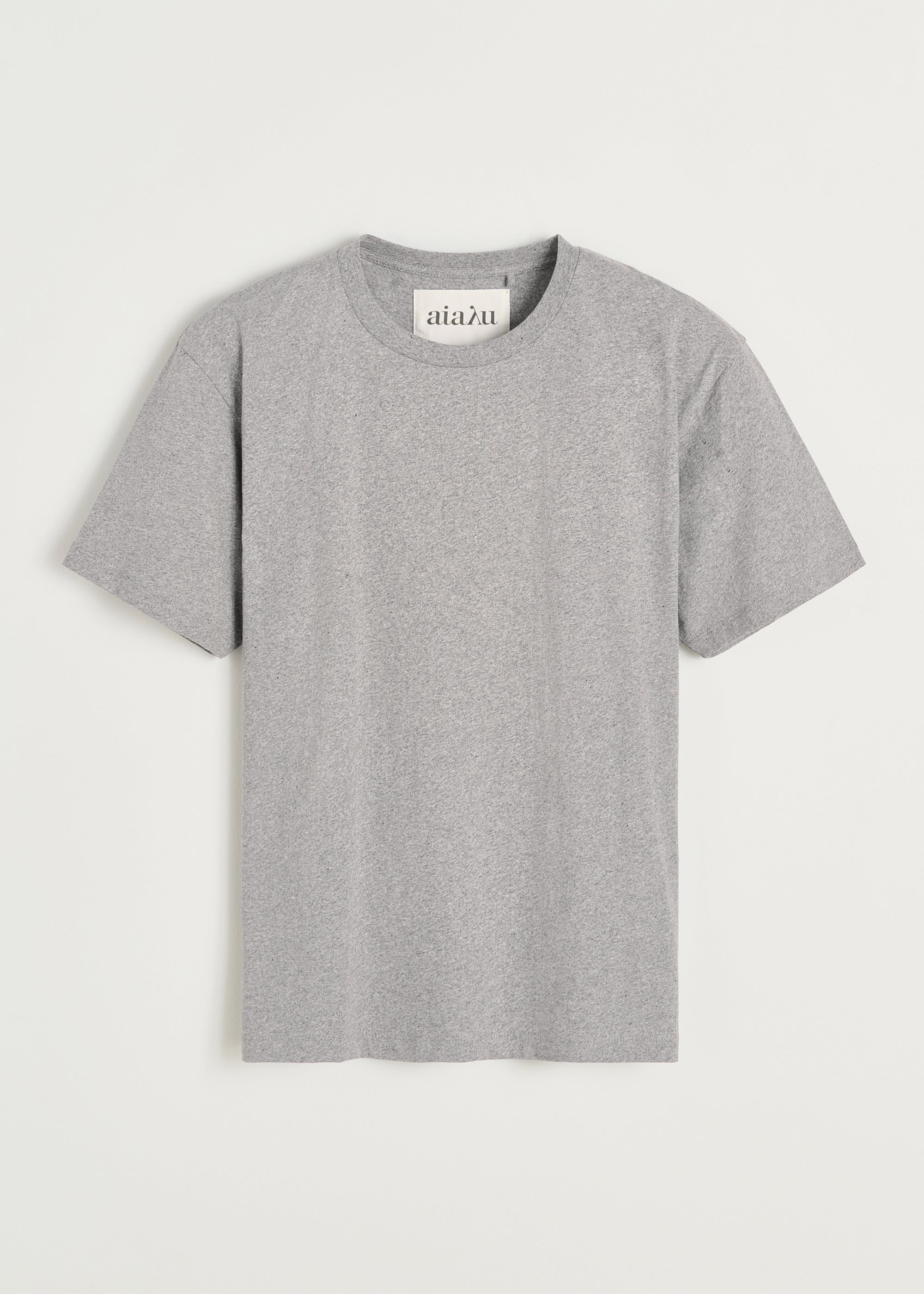 Classic circular tee melange | Grey Melange