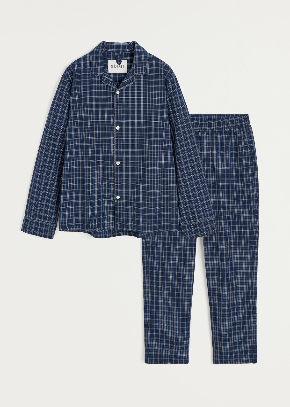 Classic pyjamas check | Navy check Pyjamas aiayu