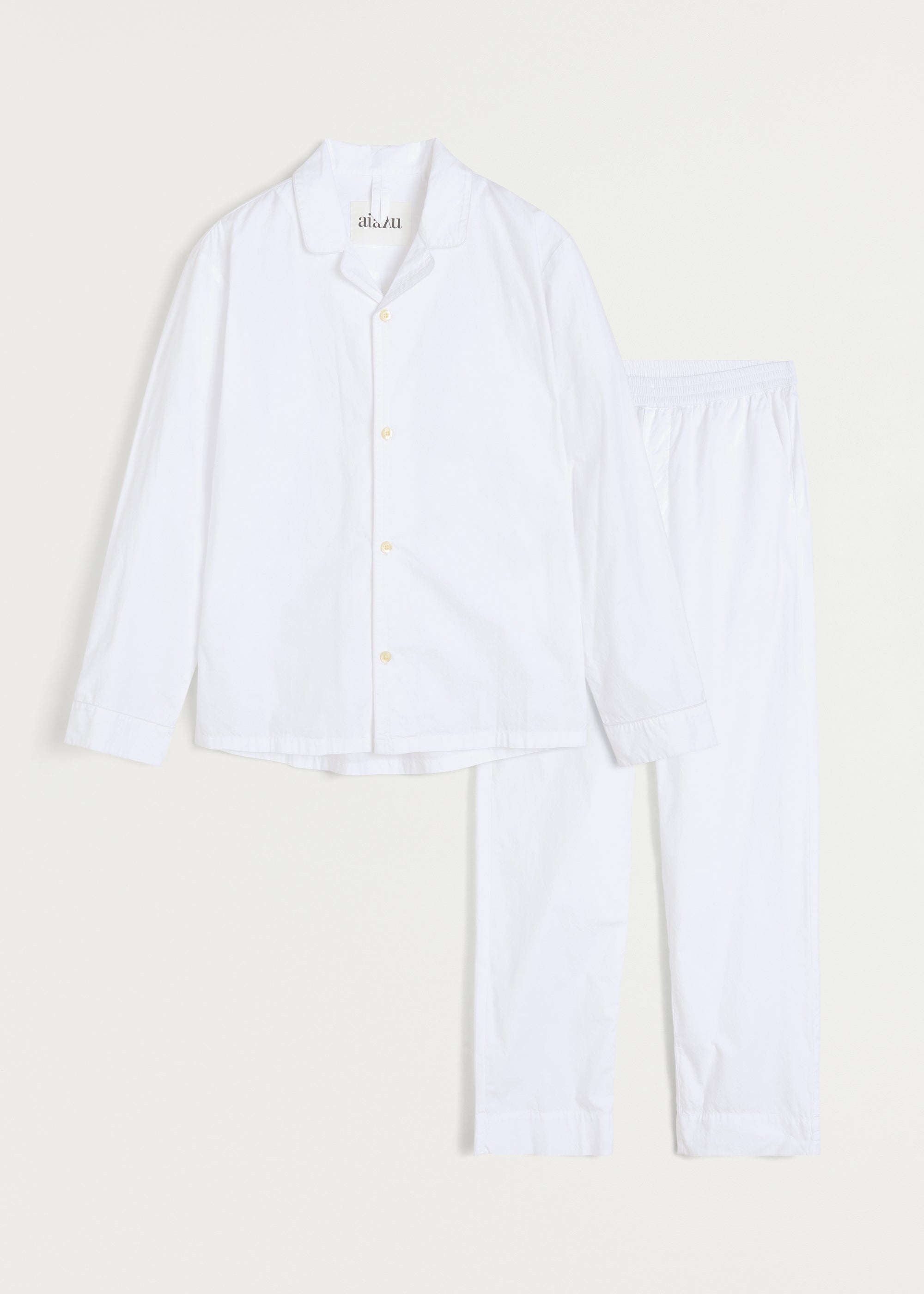 Classic pyjamas | White Pyjamas aiayu