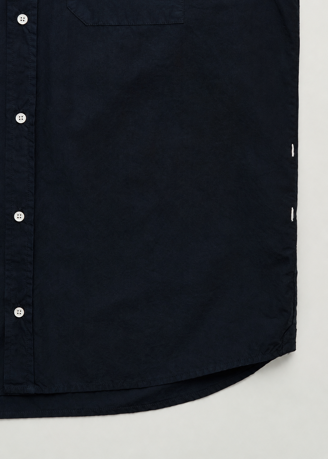 Classic shirt | Black Navy Shirt Woven aiayu