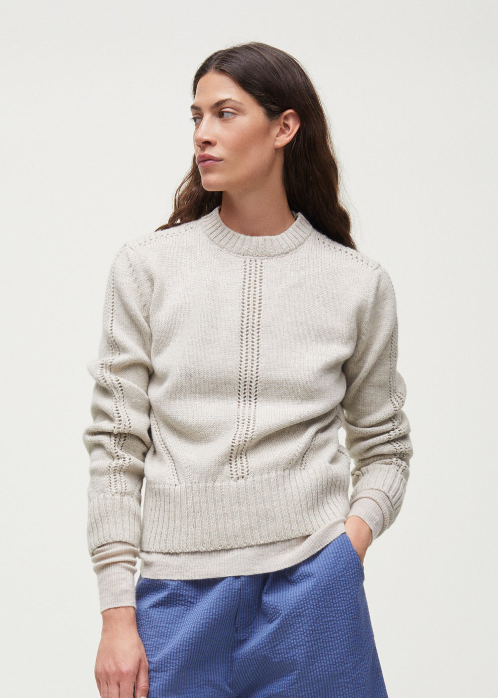 Clio llama wool sweater | Pure Natural