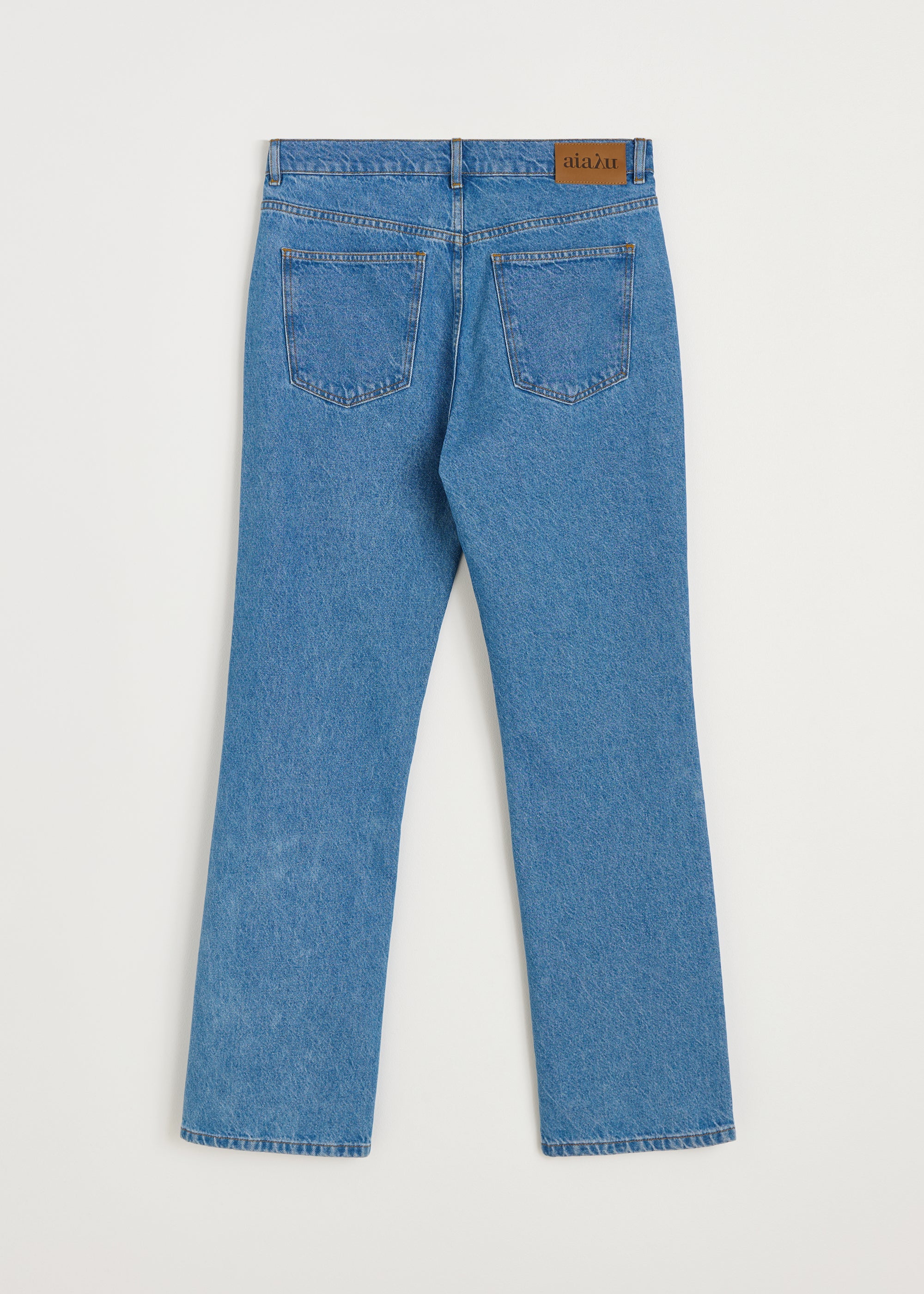 Cooper highwaist straight jeans | Clear Blue Jeans aiayu