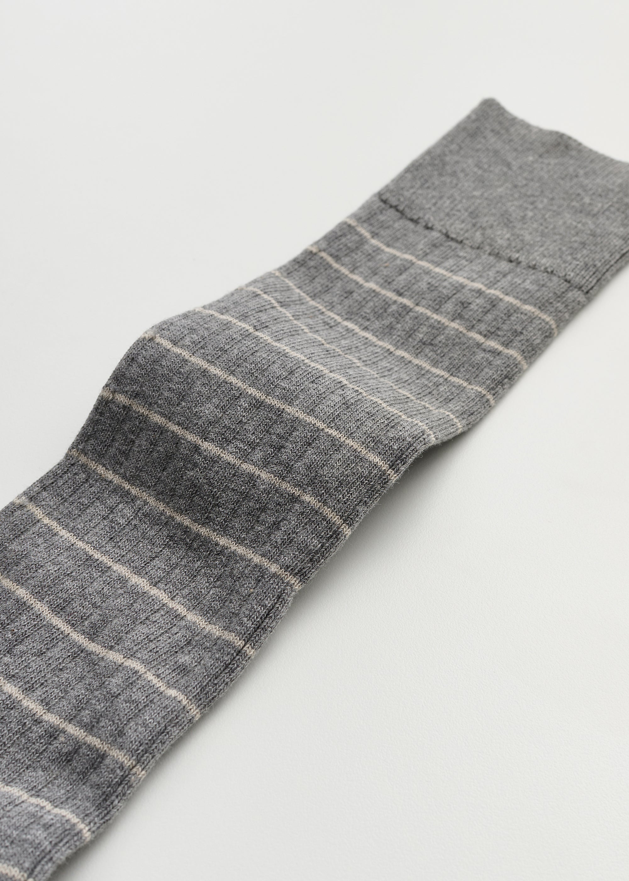 Cotton long socks | Mix Grey Melange Socks aiayu