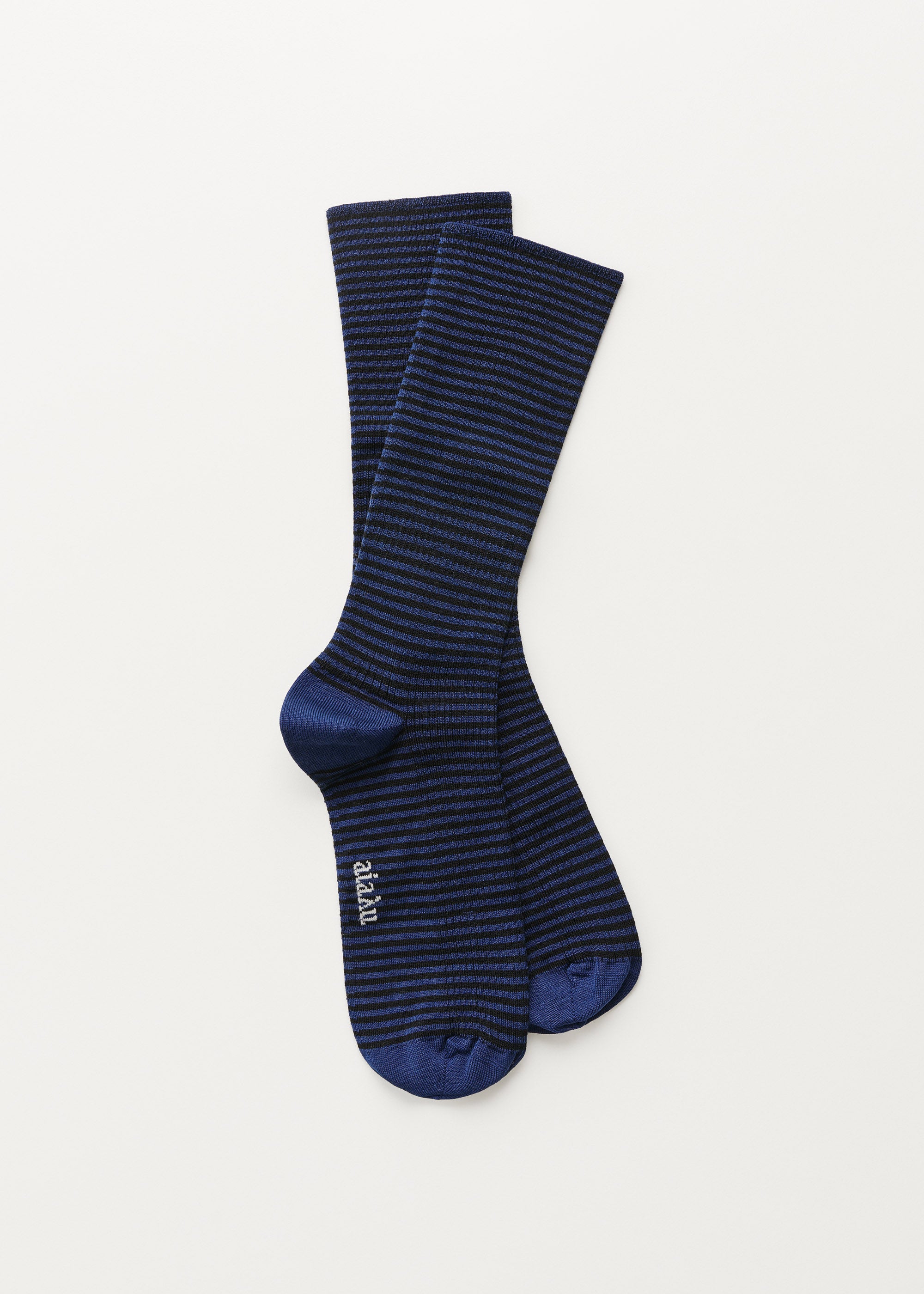 Cotton stripe socks | Mix Midnight Blue