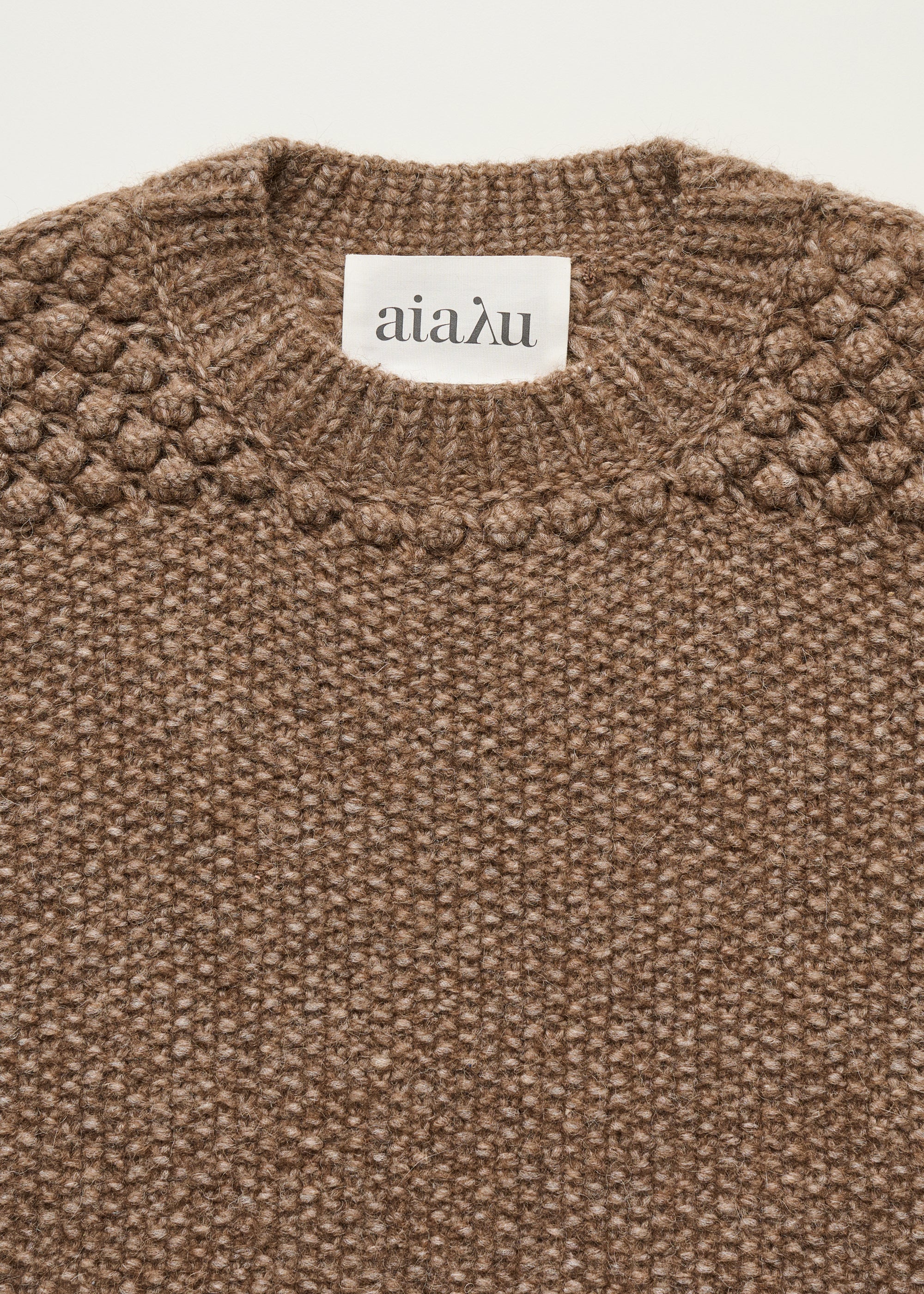 Daniela sweater – llama | Pure brownie Sweater aiayu