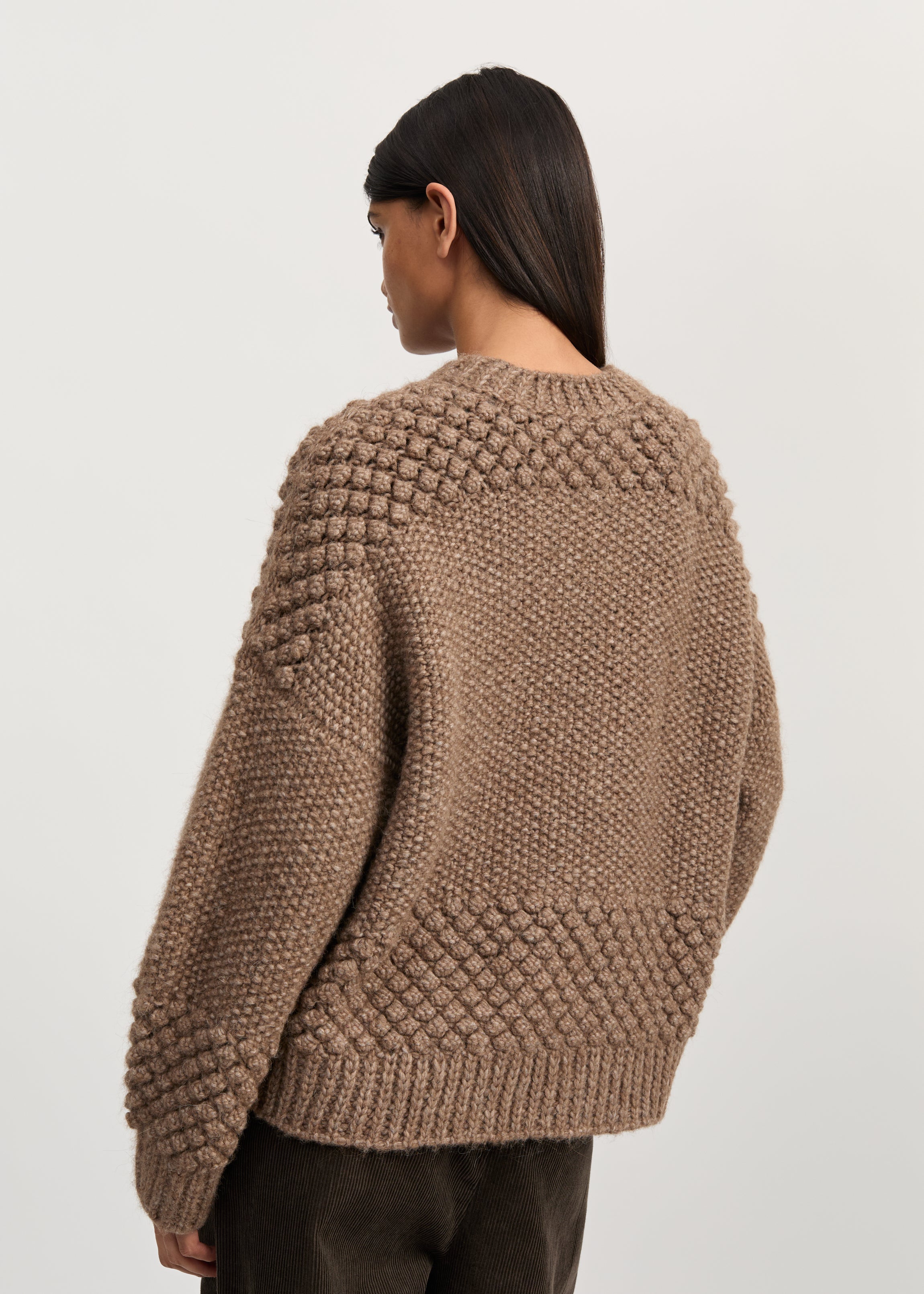Daniela sweater – llama | Pure brownie Sweater aiayu