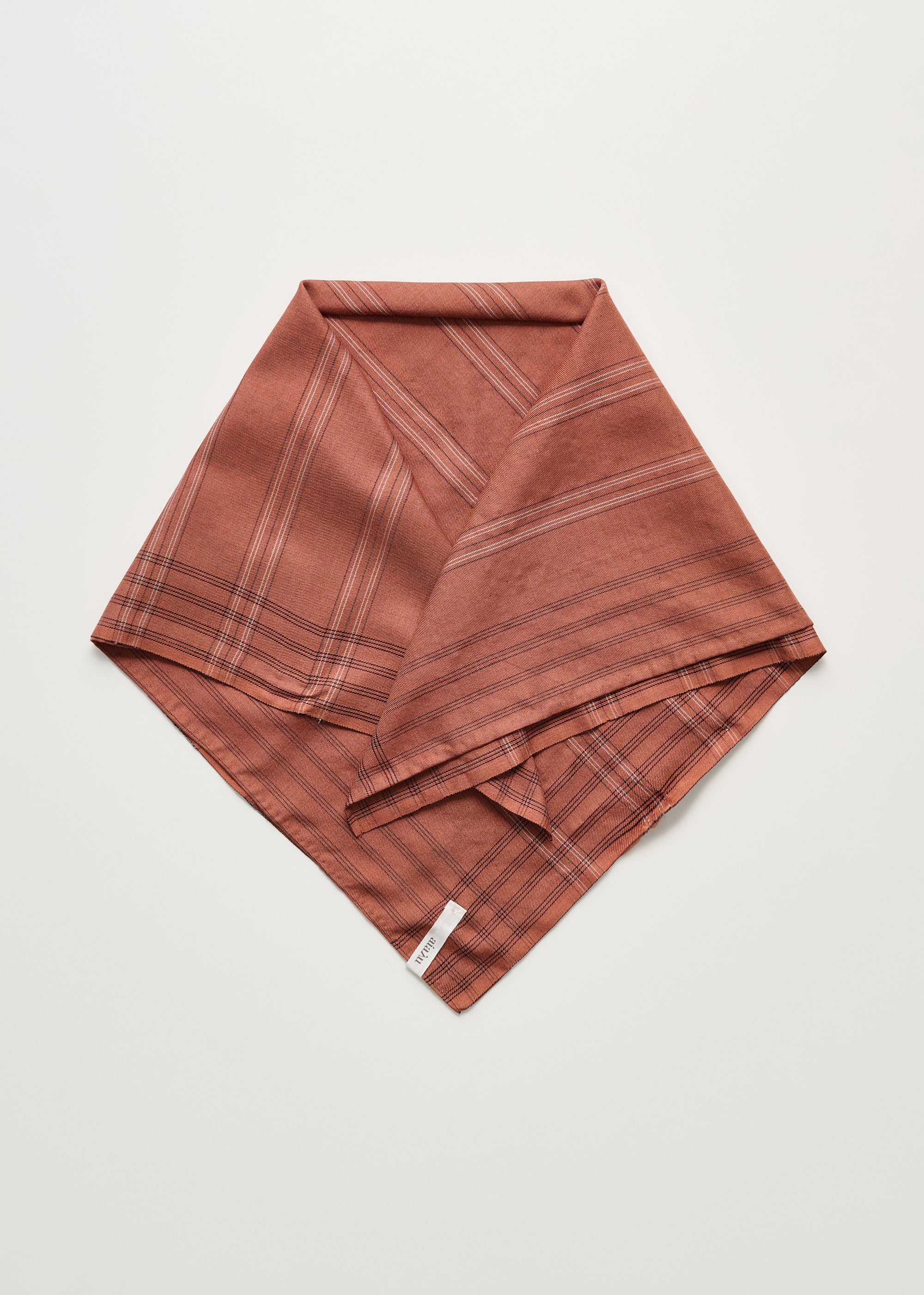 Dewdrop scarf – pure silk | Mix Rust Scarf aiayu