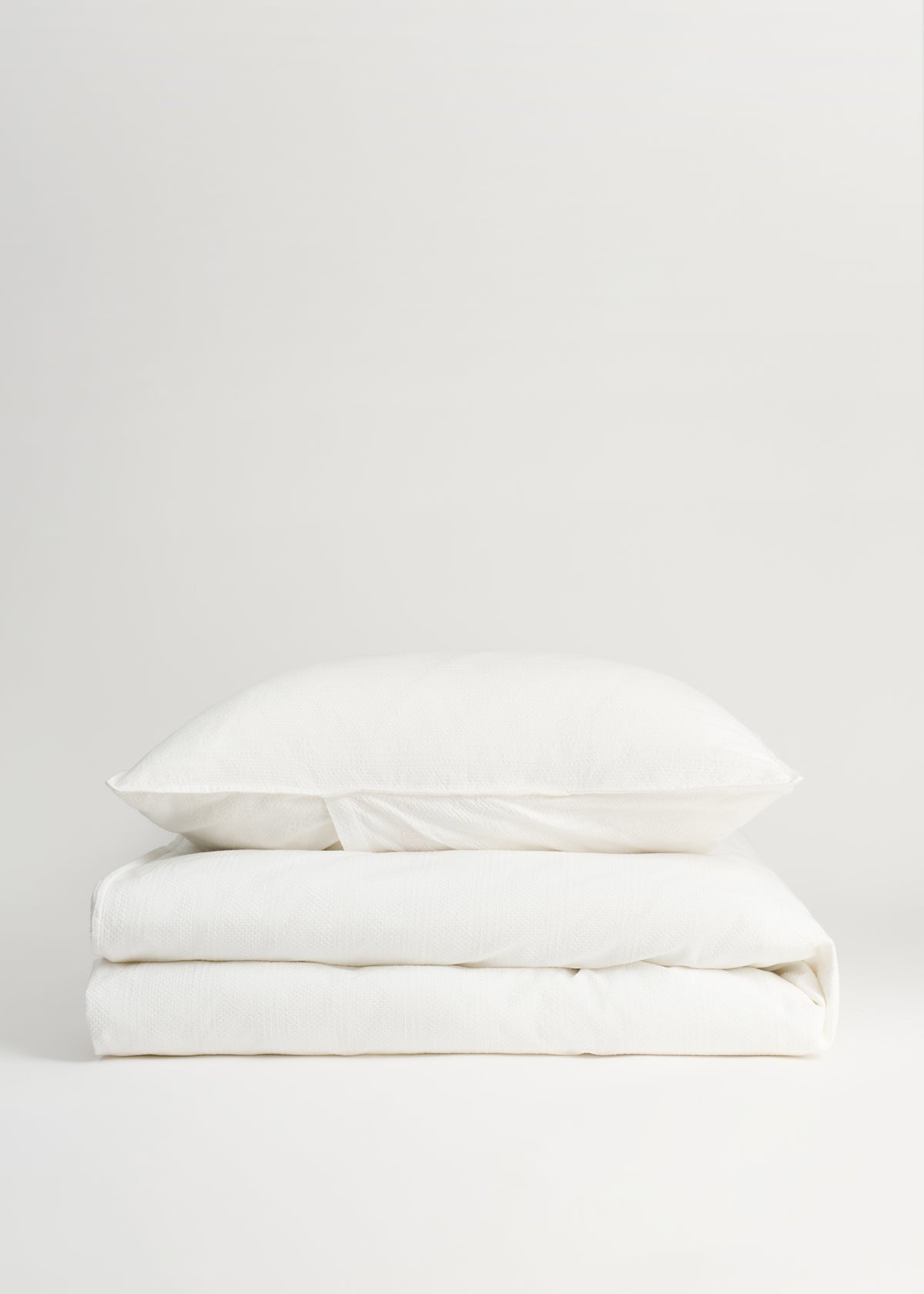Duvet set dentelle 140x200 and pillow case | White Bedding aiayu