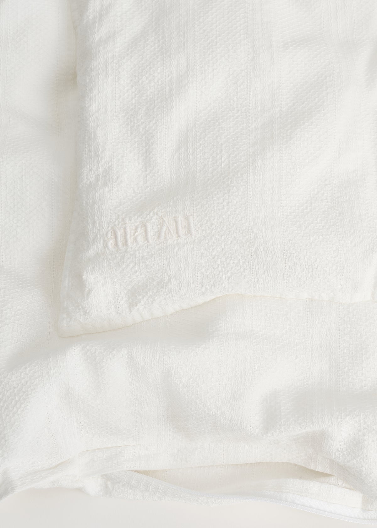 Duvet set dentelle 140x200 and pillow case | White Bedding aiayu