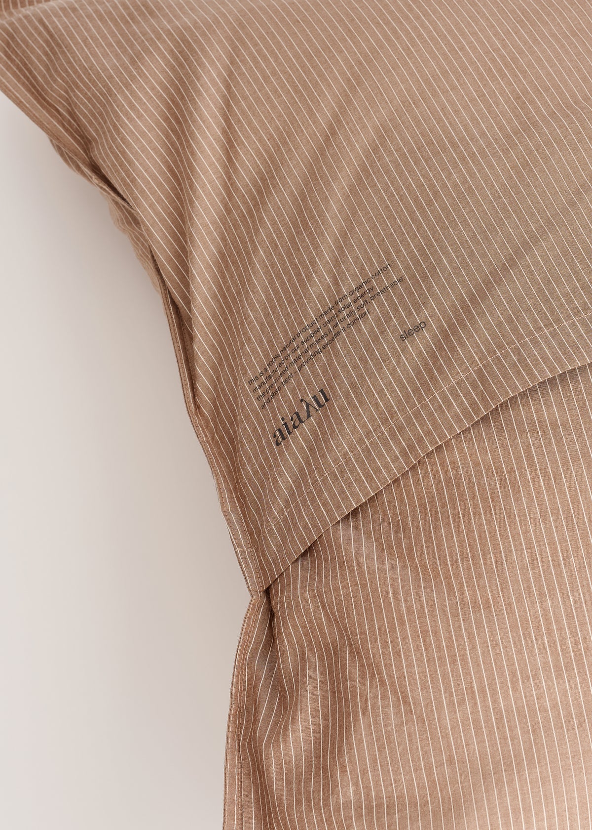 Duvet set 140x220 and pillow case | Mix dark wheat Bedding aiayu