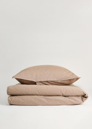 Duvet set 140x220 and pillow case | Mix dark wheat Bedding aiayu