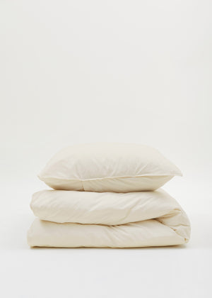 Duvet set and pillow case | Pure Ecru Bedding aiayu