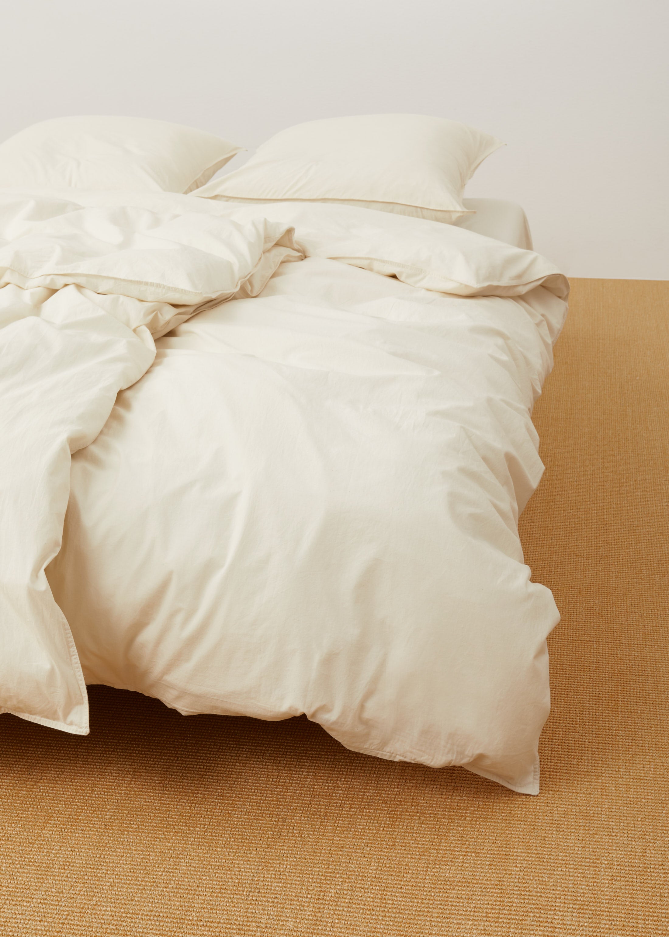 Duvet set 140x220 and pillow case | Pure Ecru Bedding aiayu