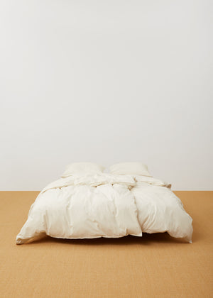 Duvet set 140x220 and pillow case | Pure Ecru Bedding aiayu