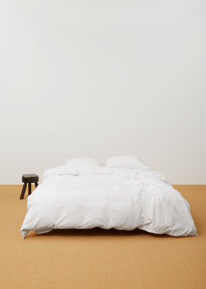 Duvet set 200x220 and pillow cases | White Bedding aiayu