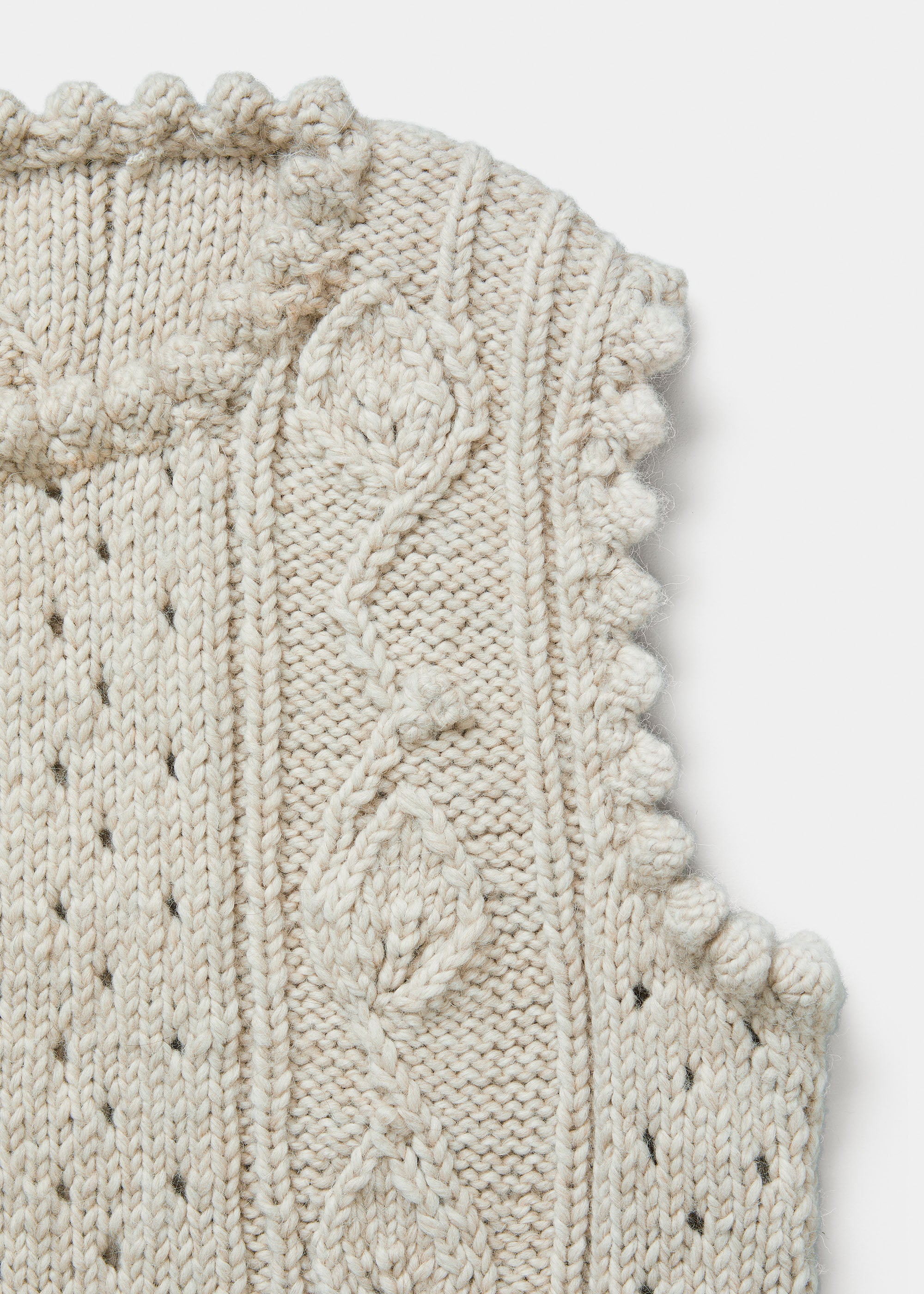 Embla handknitted vest | Pure Natural