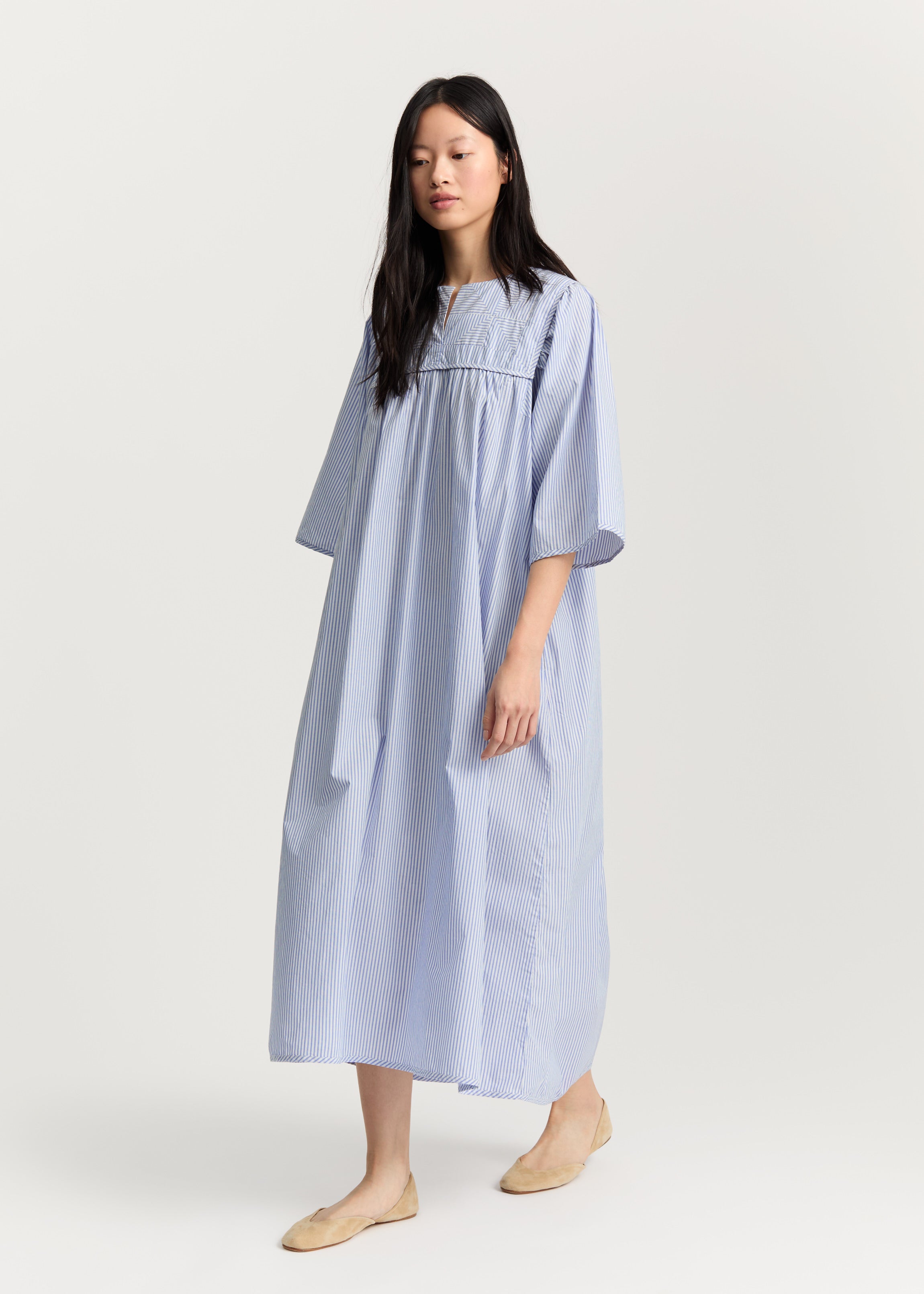 Enola dress petite | Mix Air Blue