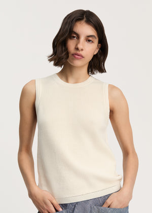 Esha top | Pure Ecru Top aiayu