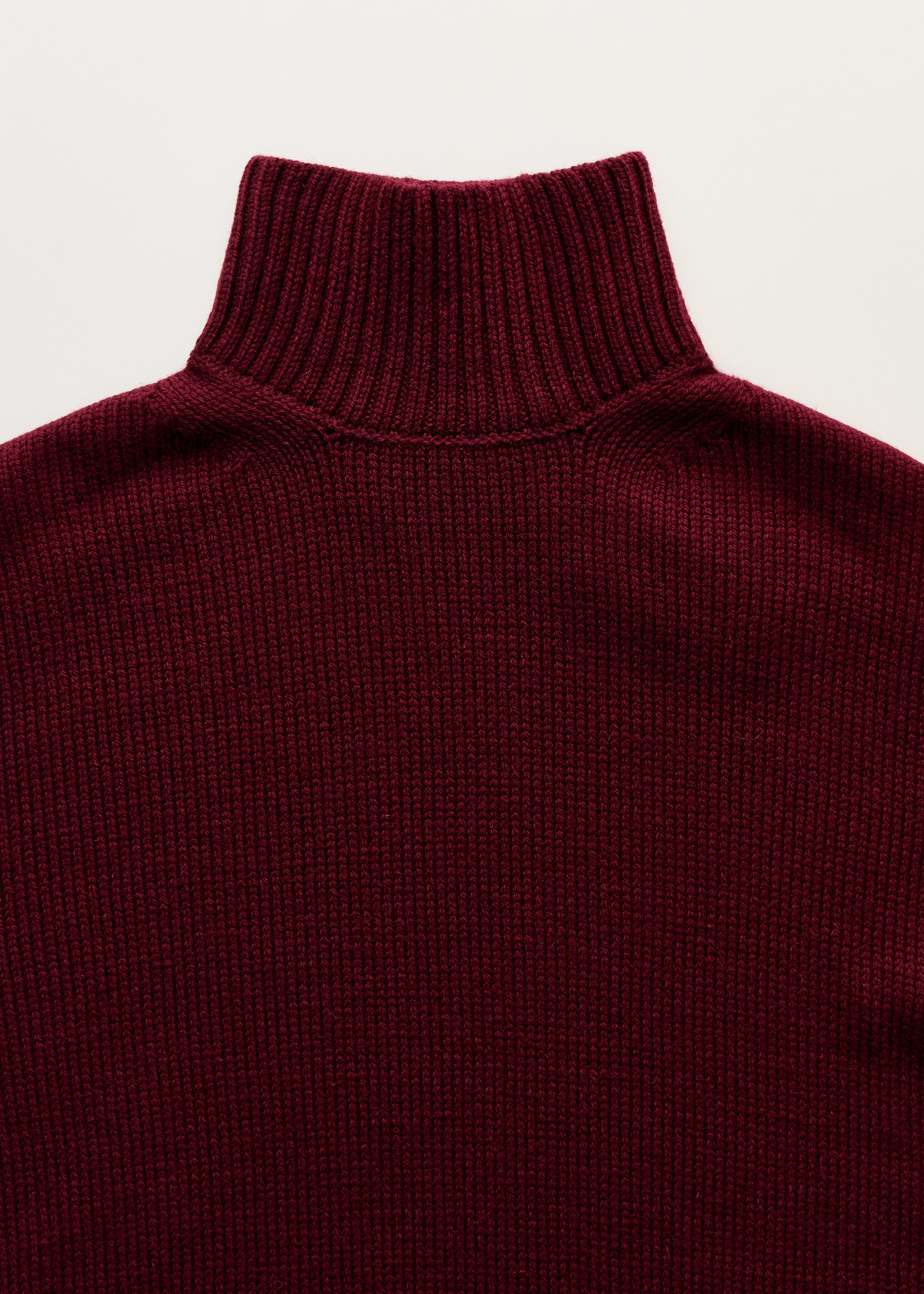 Farah sweater – highland wool | Bordeaux Sweater aiayu