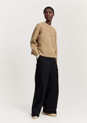 Flores sweater – highland wool | Fawn Sweater aiayu