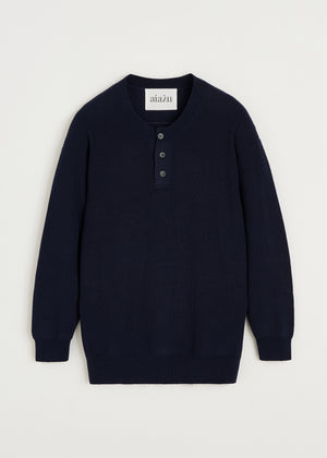 Franca sweater | Navy Sweater aiayu