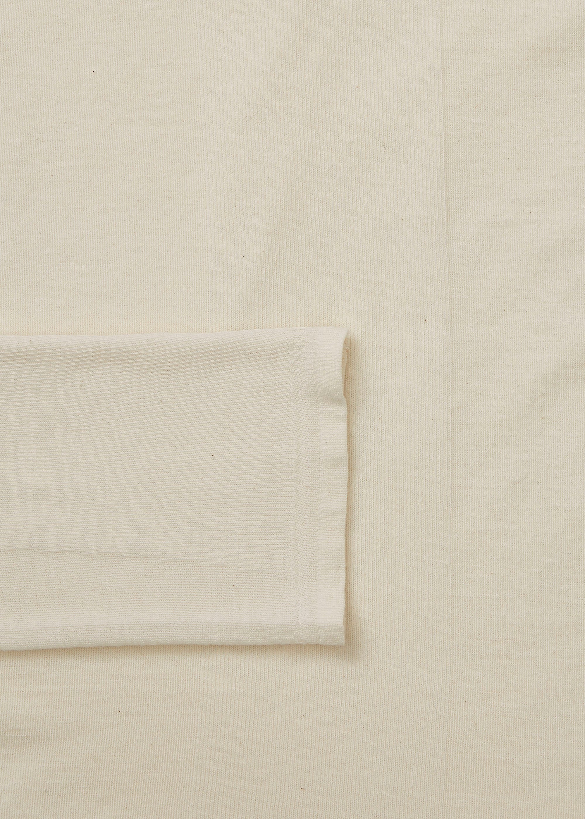 Gentle cashmere long sleeve | Pure Ecru