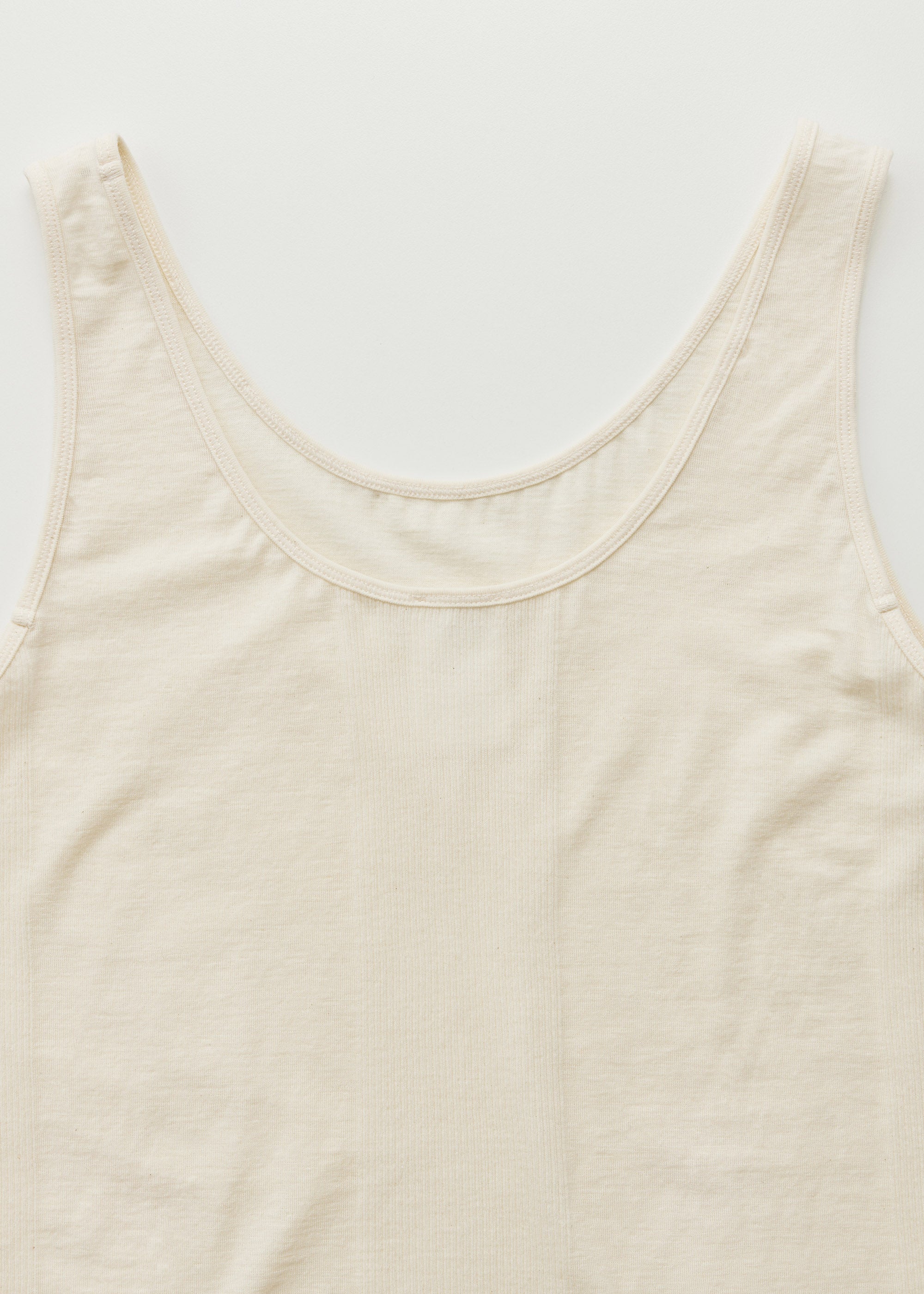 Gentle cashmere tank | Pure Ecru