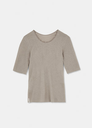 Gentle cashmere tee | Grey