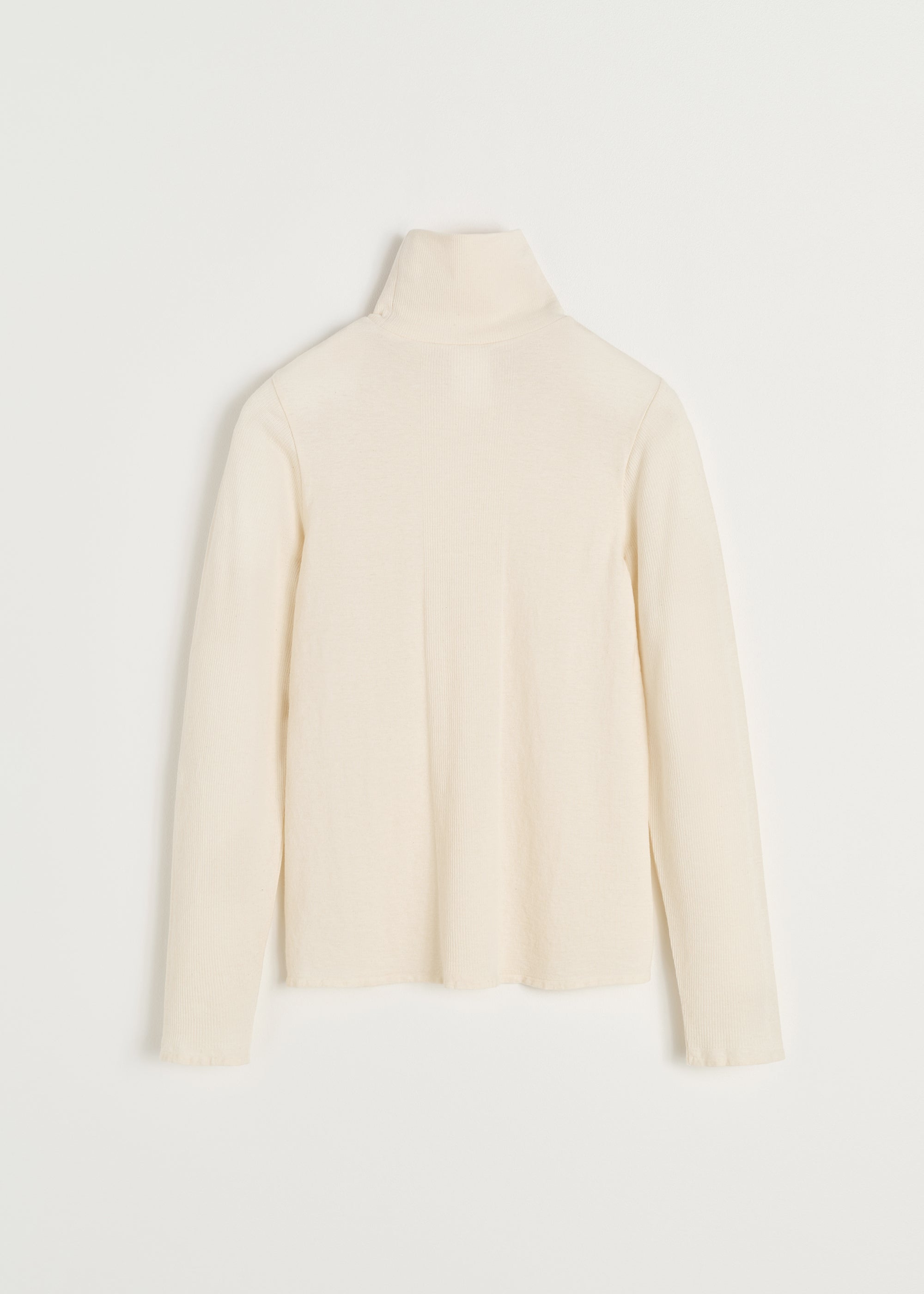Gentle turtleneck - cashmere | Pure Ecru Blouse aiayu