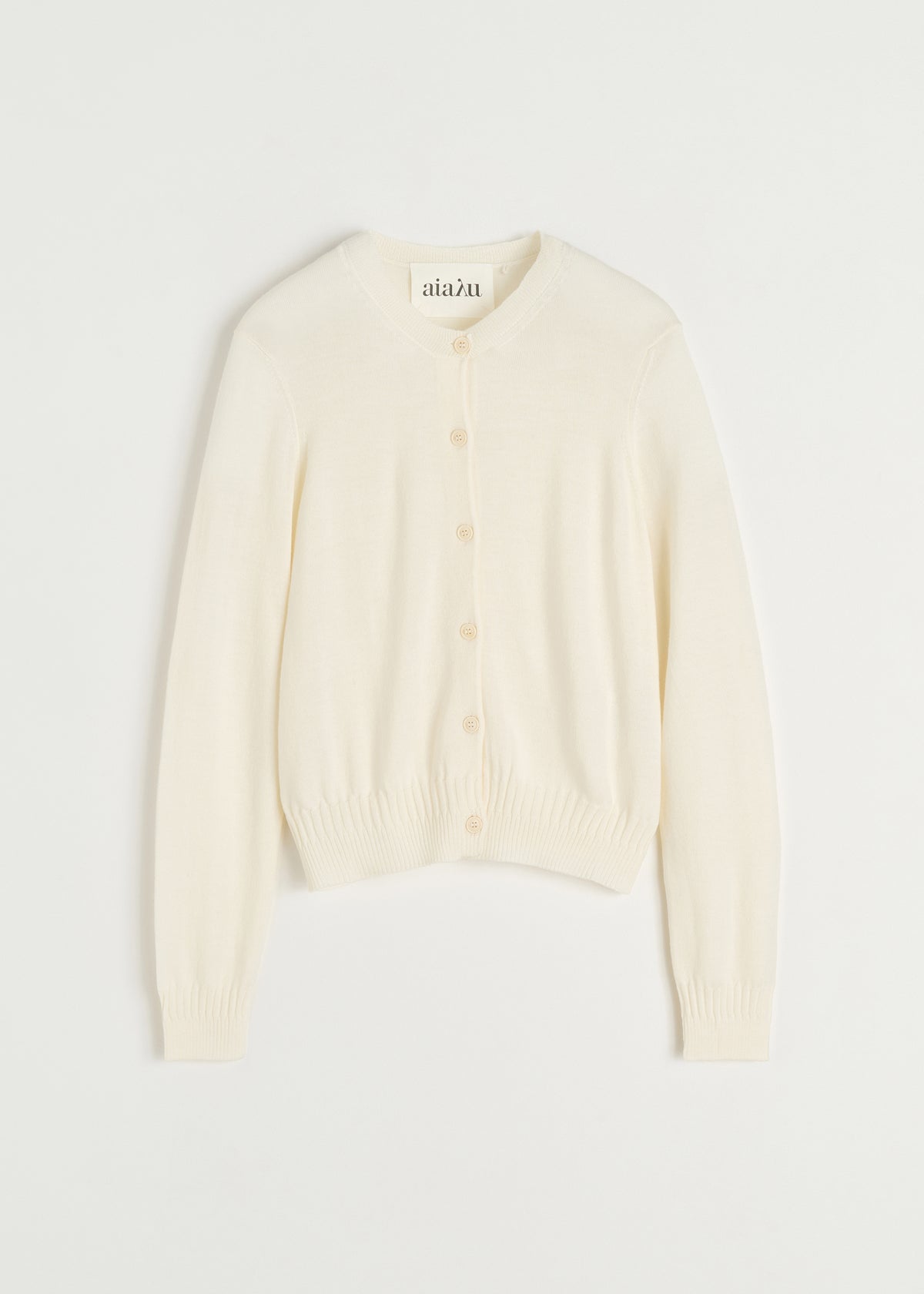 Hariza cardigan – merino wool | Ecru Cardigan aiayu