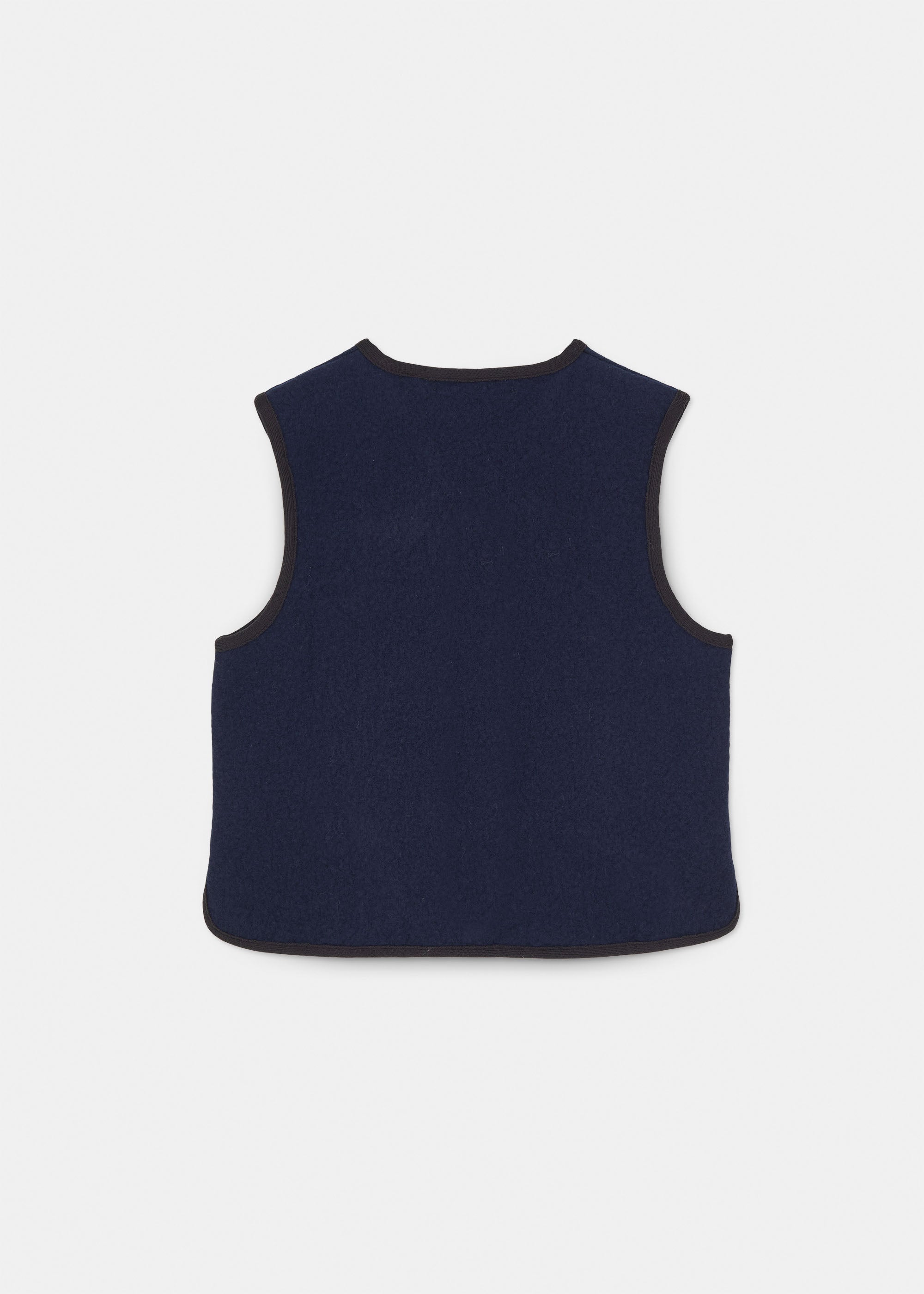 Hilda wool vest | Navy