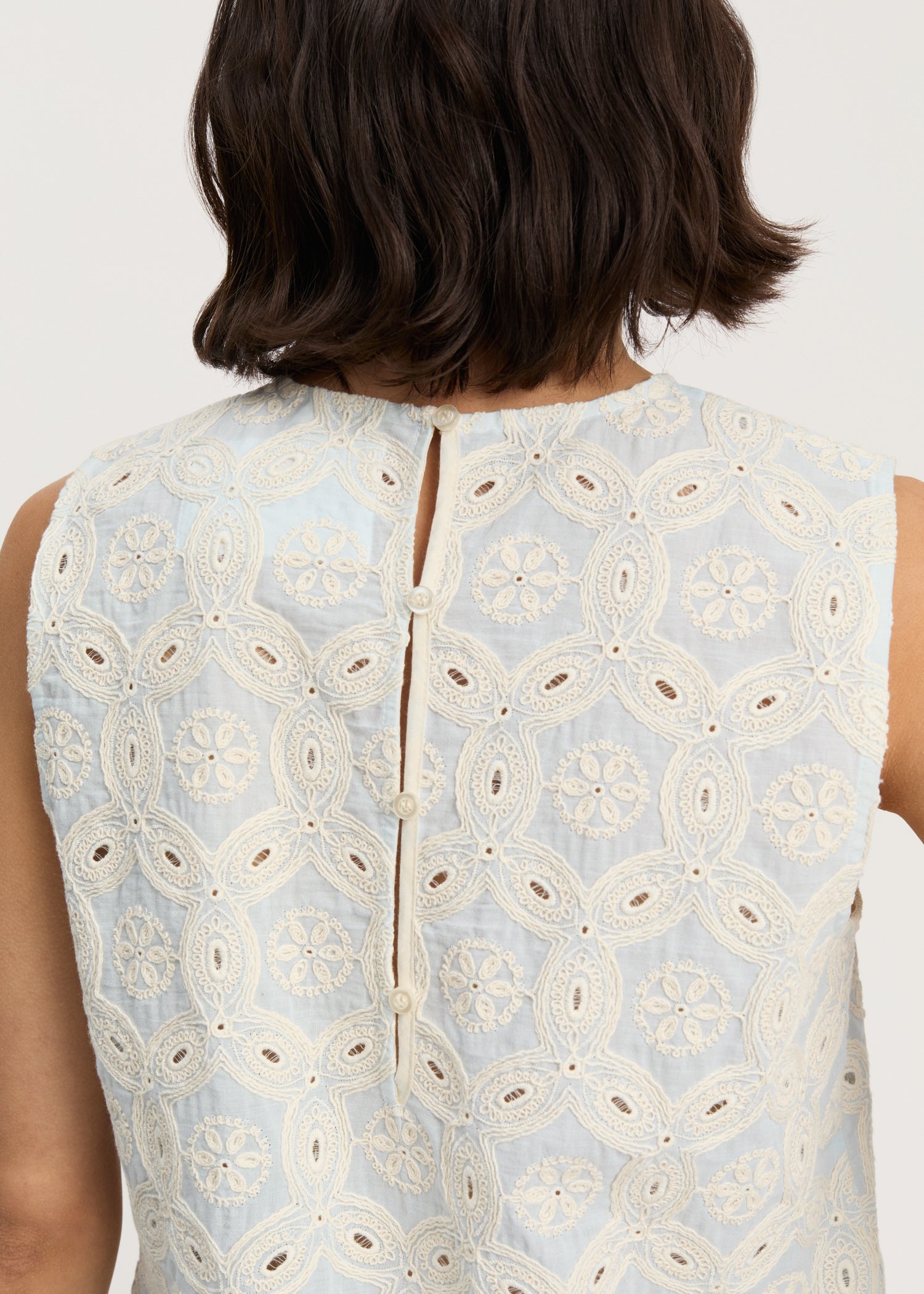 Himani top embroidery | Blue Eyes Blouse aiayu