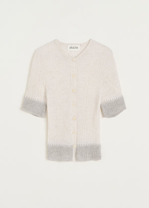 Hira cardigan – pure llama | Mix Albicant Cardigan aiayu