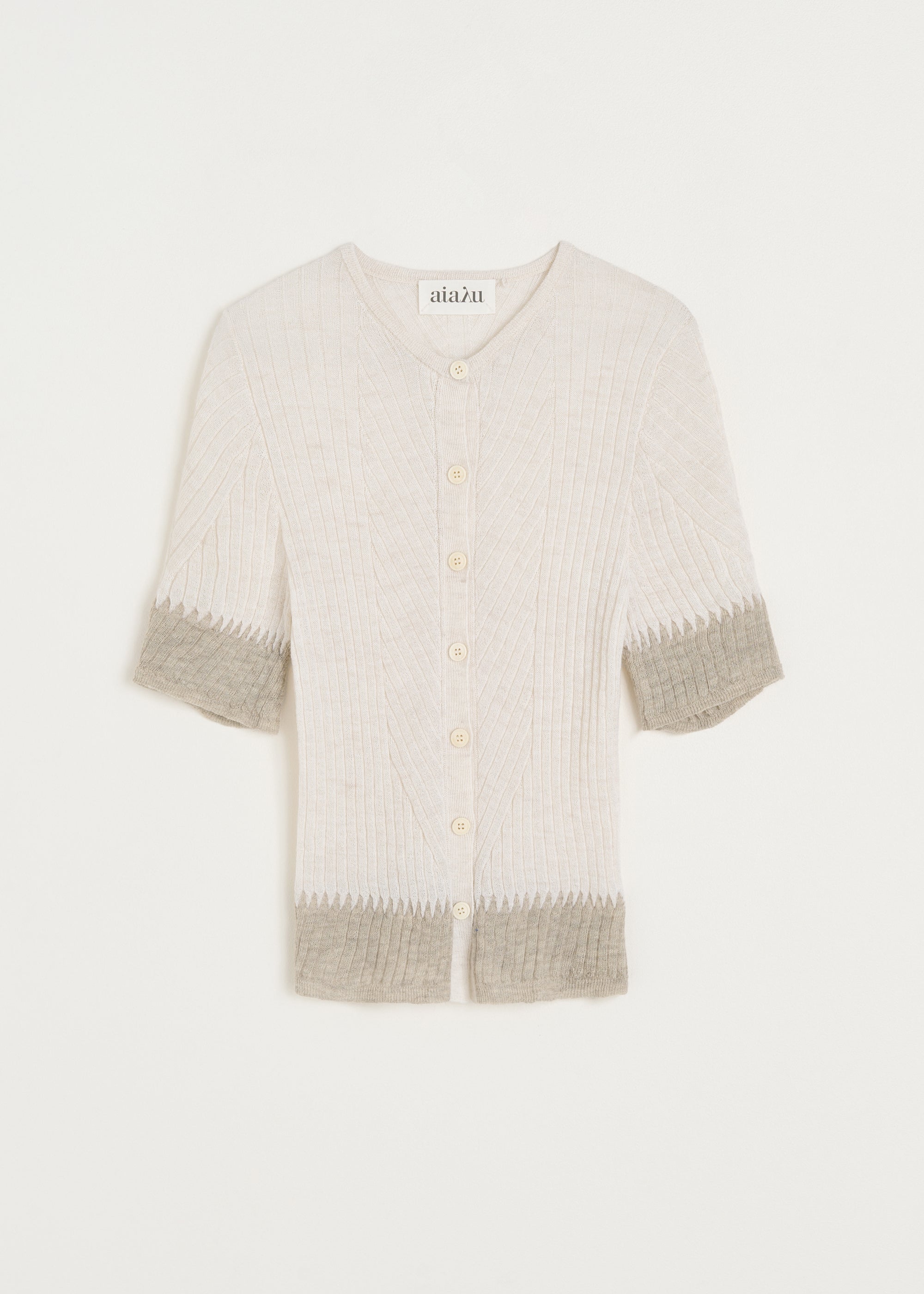 Hira cardigan – pure llama | Mix Albicant Cardigan aiayu