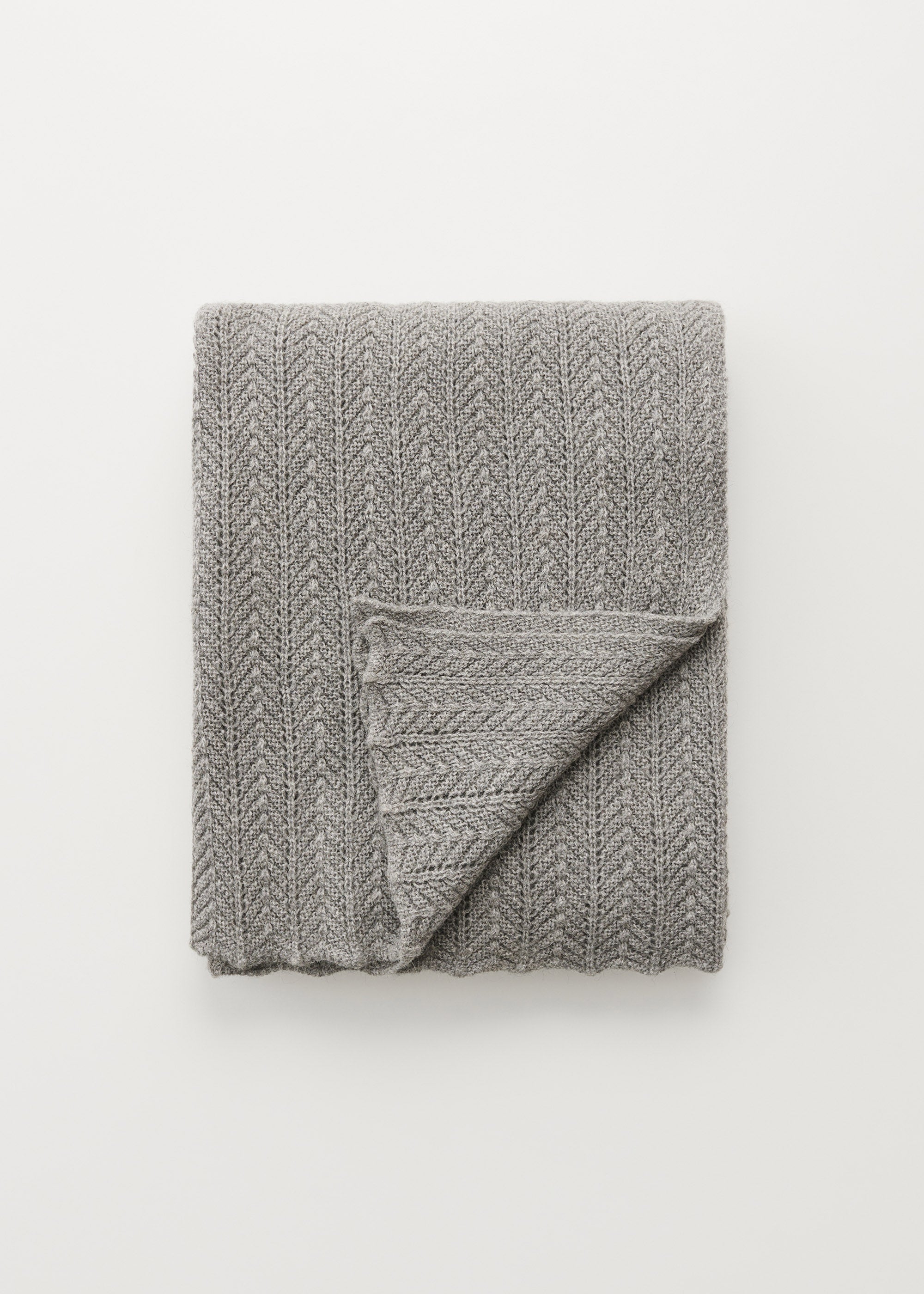 Hollie classic throw - 130x160 | Frost Grey