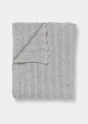 Hollie classic throw - 130x160 | Frost Grey
