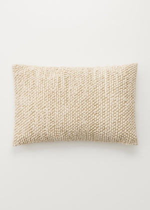 Idras wool pillow - 40x60 | Pure Ecru Pillow aiayu.dk