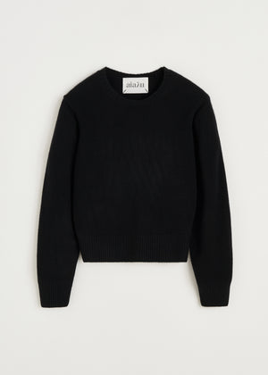 Inga sweater – pure cashmere | Black Sweater aiayu