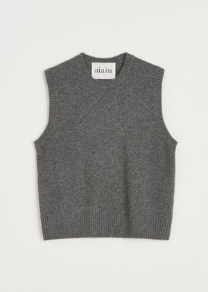 Ingeborg vest – pure cashmere | Stormy Vest aiayu
