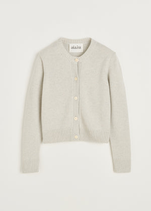 Ingolf cardigan – cashmere | Dove Mouline Cardigan aiayu