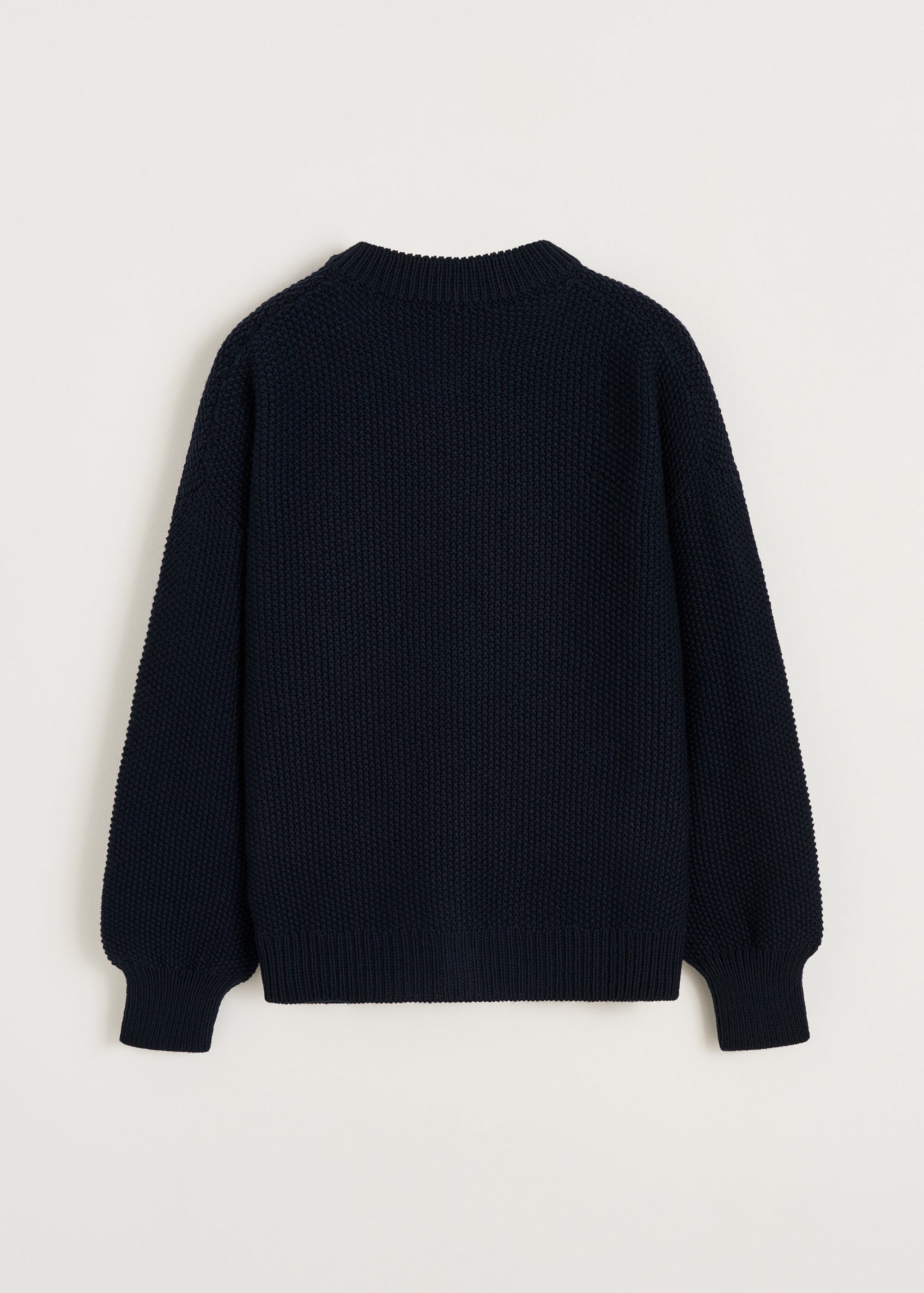 Irena cardigan - highland wool | Black Navy