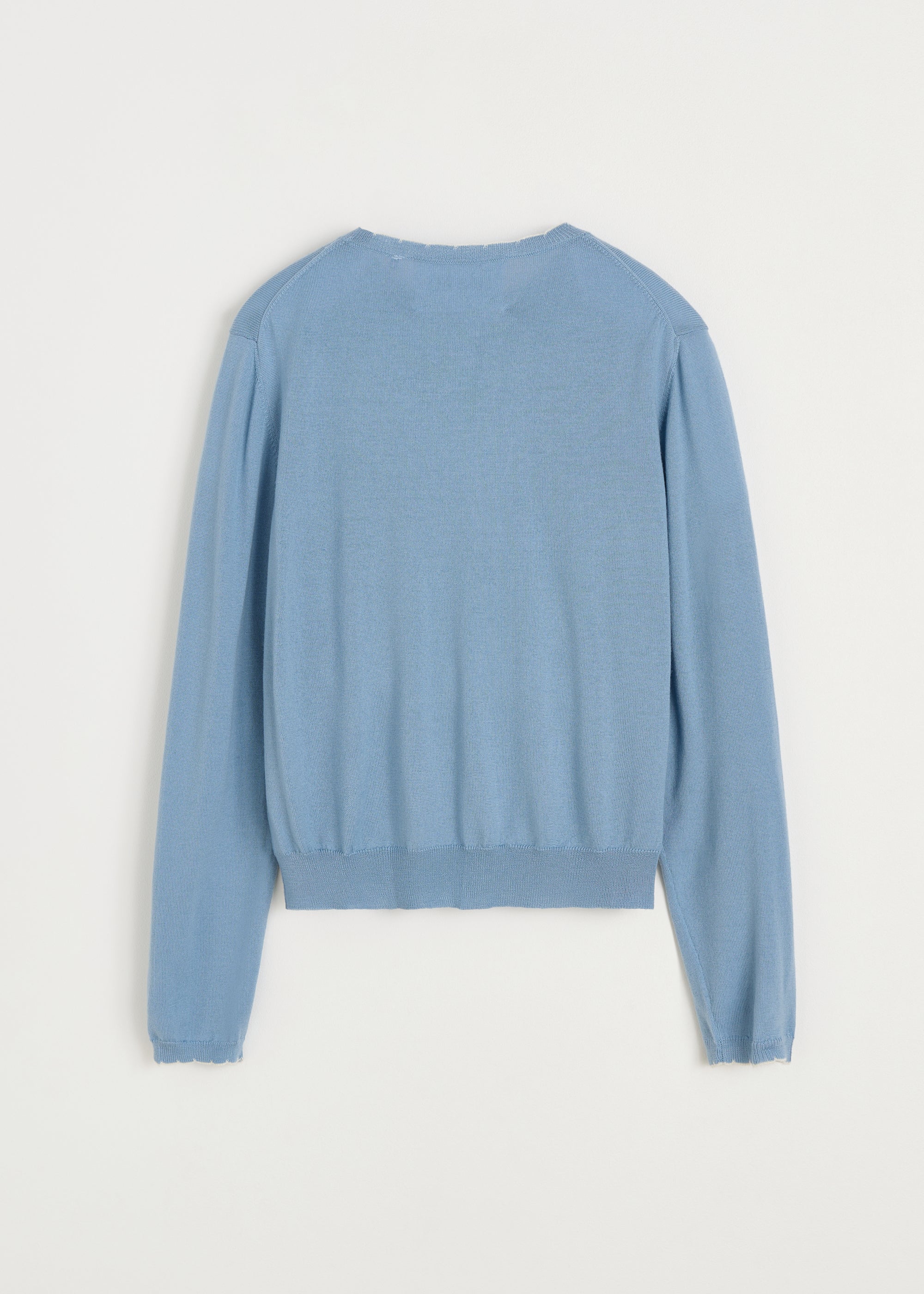 Isha sweater – pure merino wool | Opal Blue Sweater aiayu