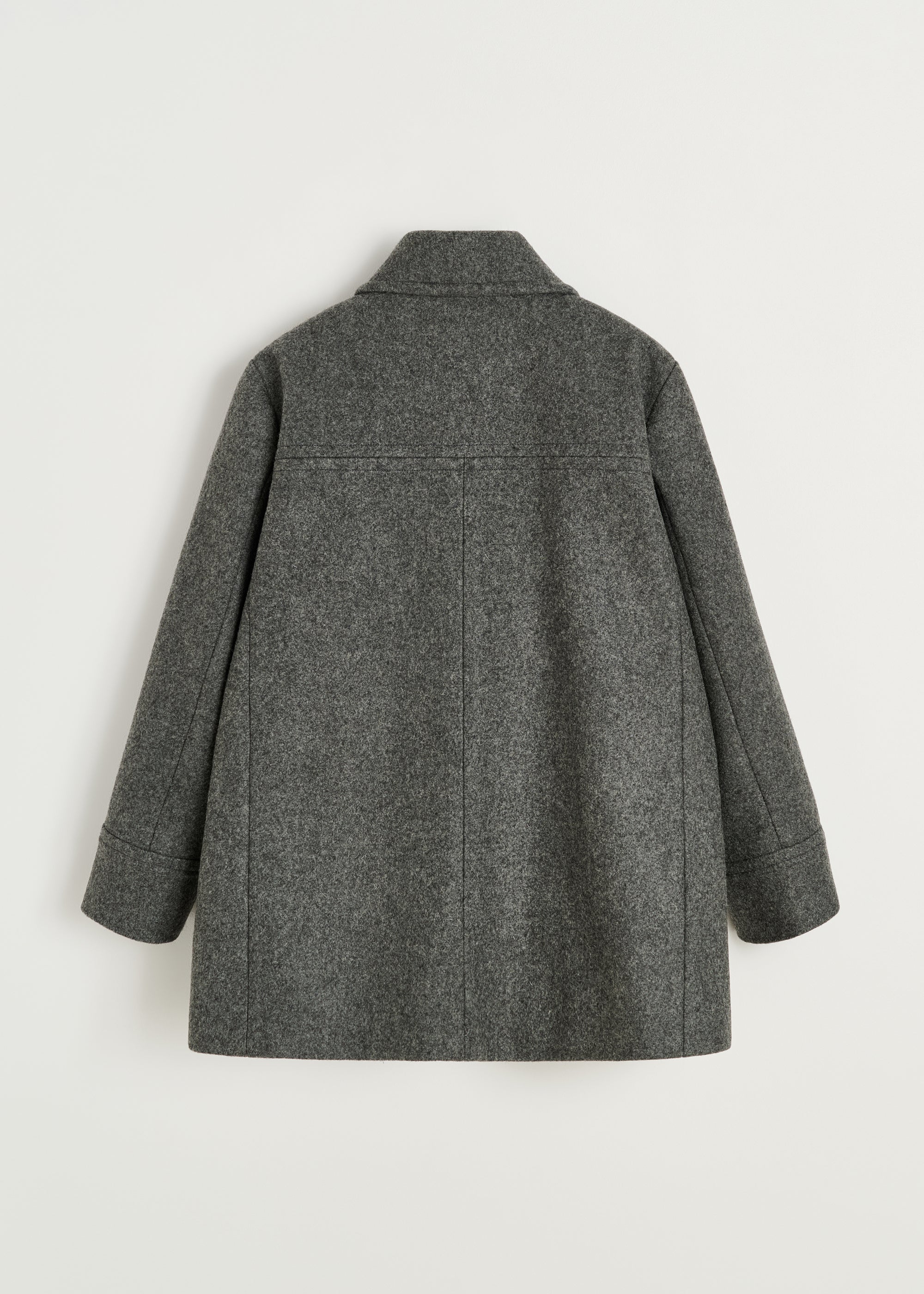 Jamie jacket loden – wool | Pure Grey Coat aiayu