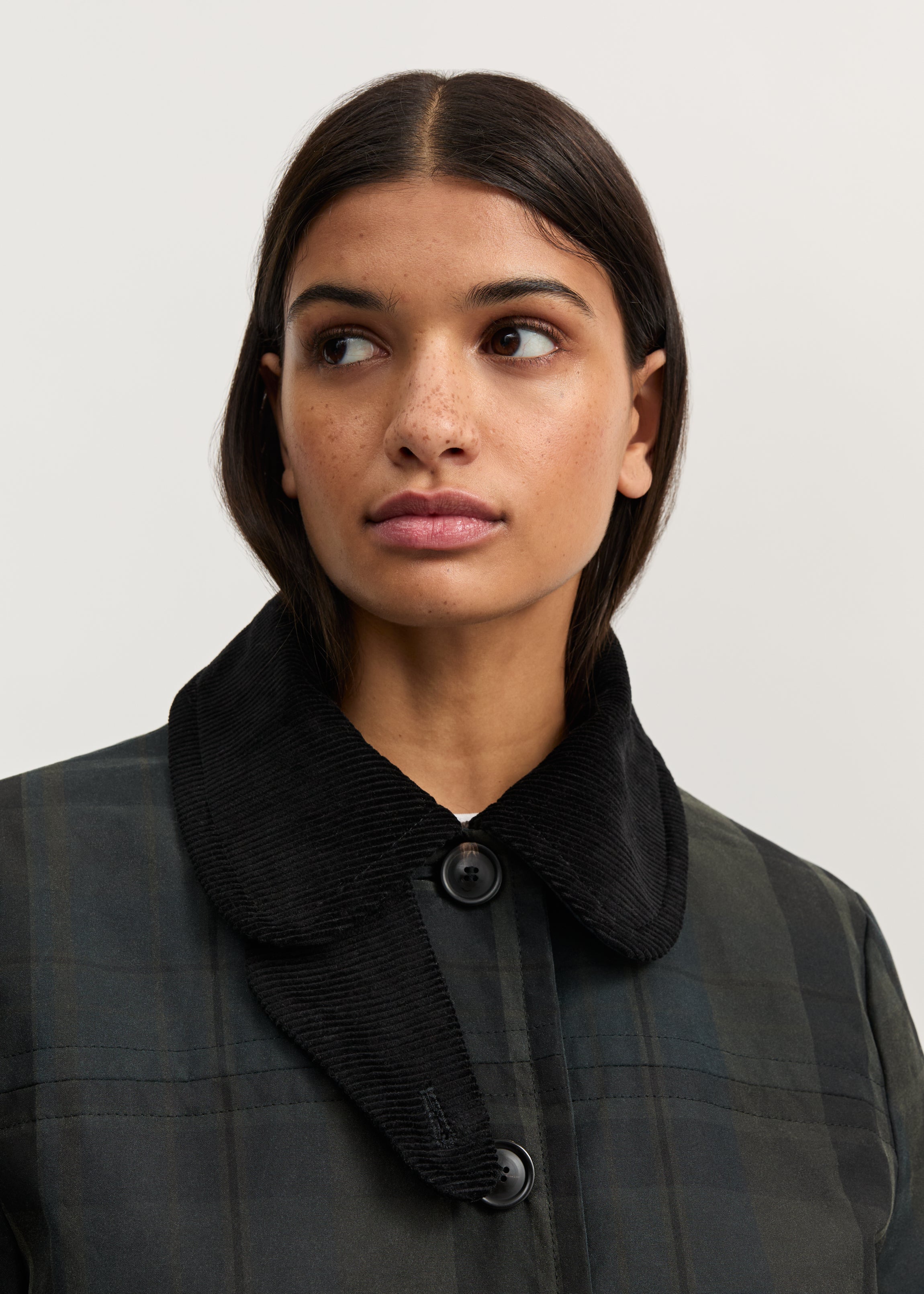Jamie jacket check – oilskin silkwax | Foxleigh Jacket aiayu