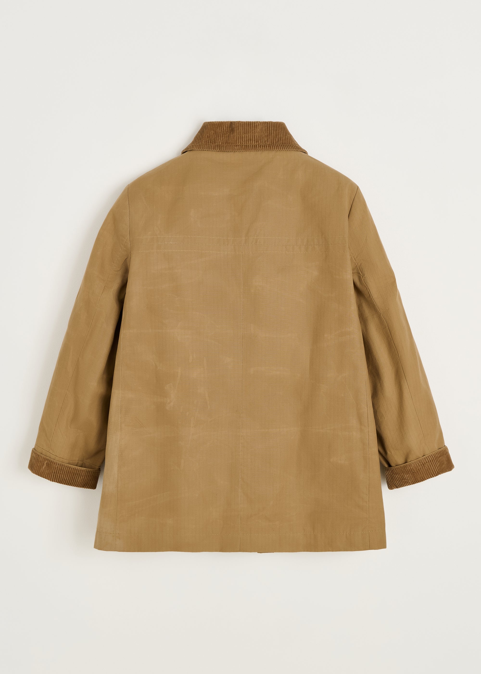 Jamie jacket ripstop – oilskin hybrid | Warm Khaki Jacket aiayu