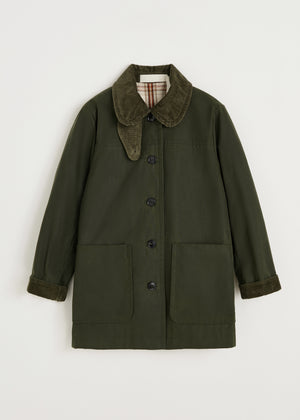 Jamie jacket – ripstop oilskin | Archive Olive Jacket aiayu