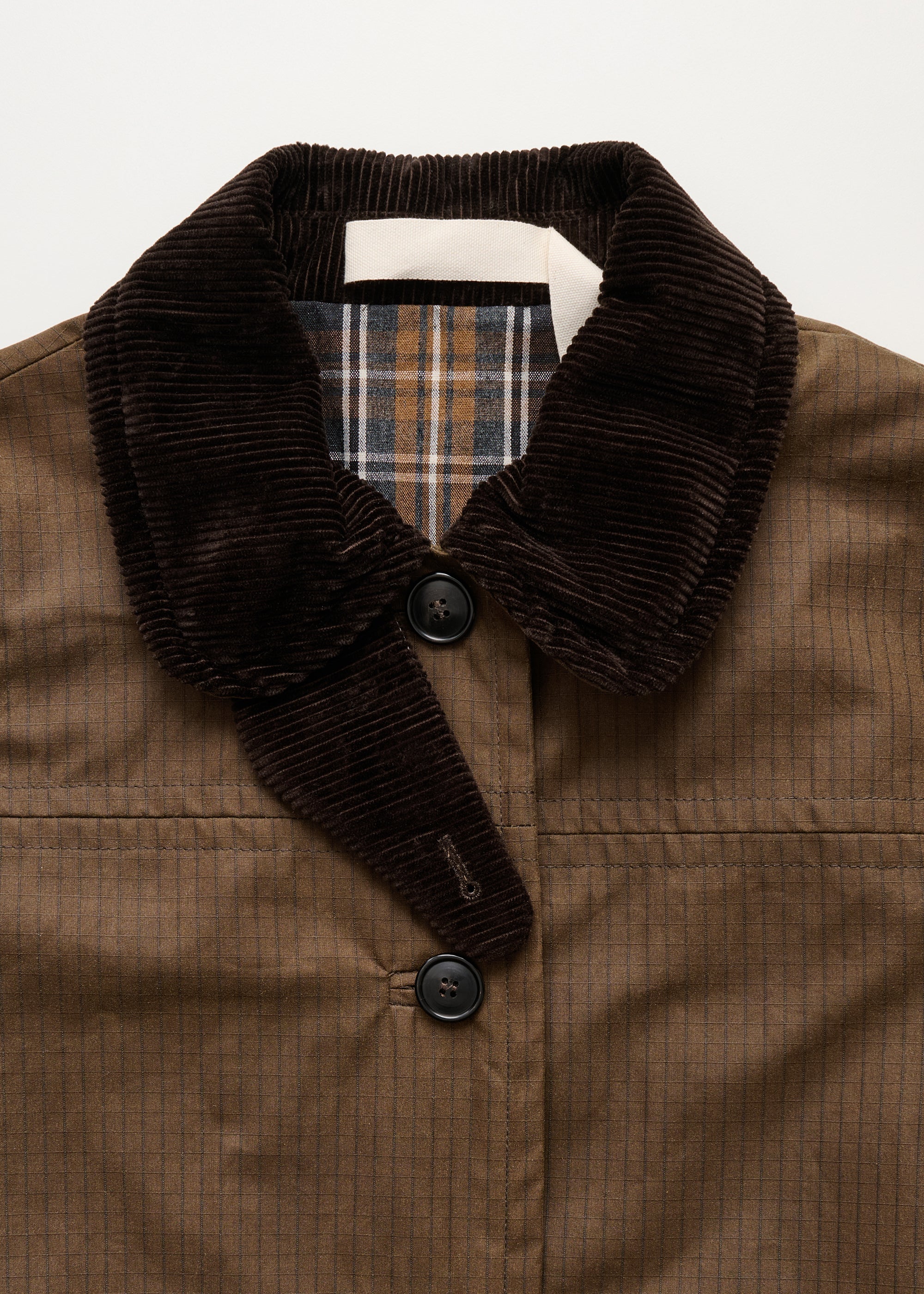 Jamie jacket ripstop oilskin | Bark Jacket aiayu