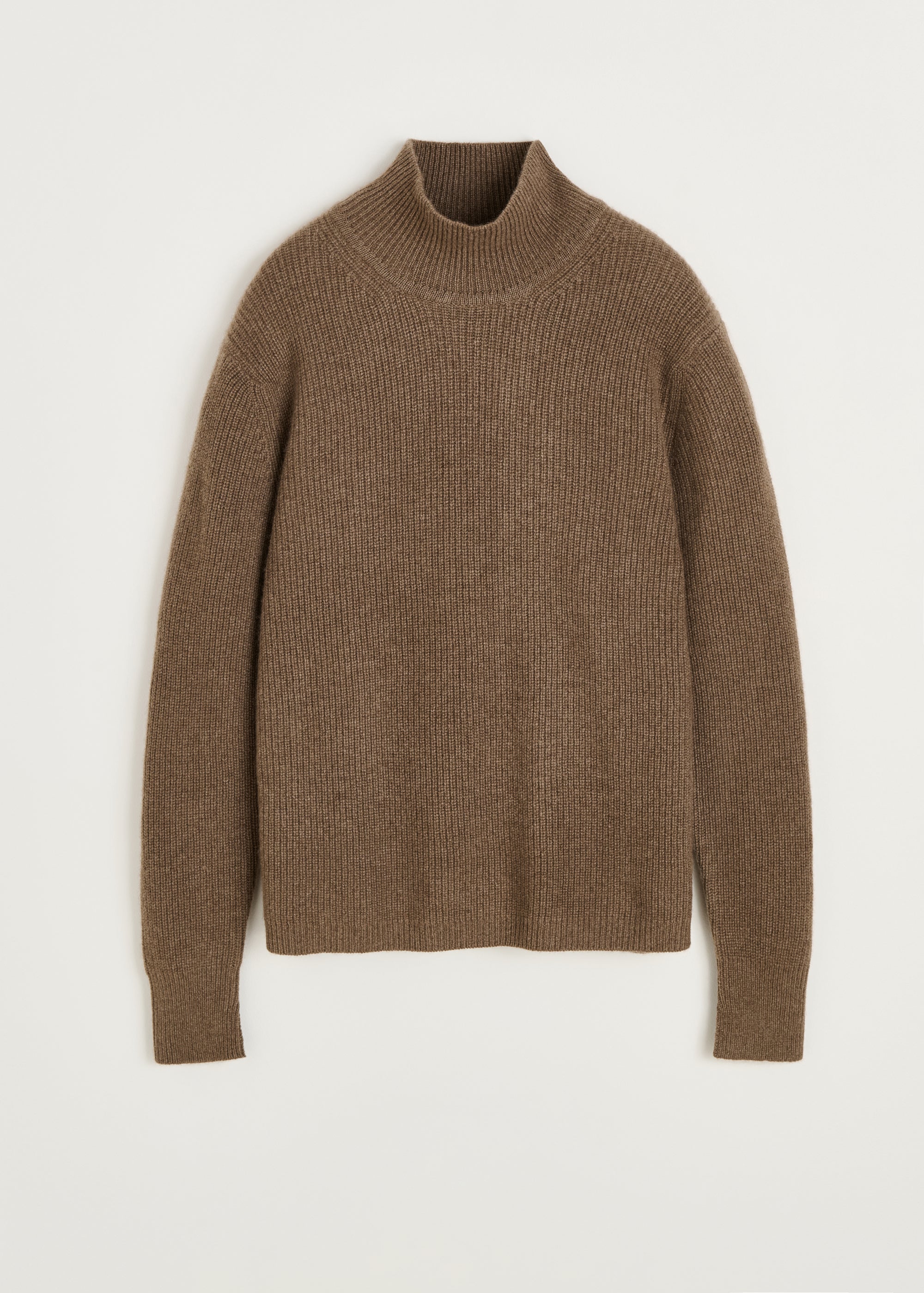 Jaxon sweater – cashmere | Pure Dark Brown Sweater aiayu
