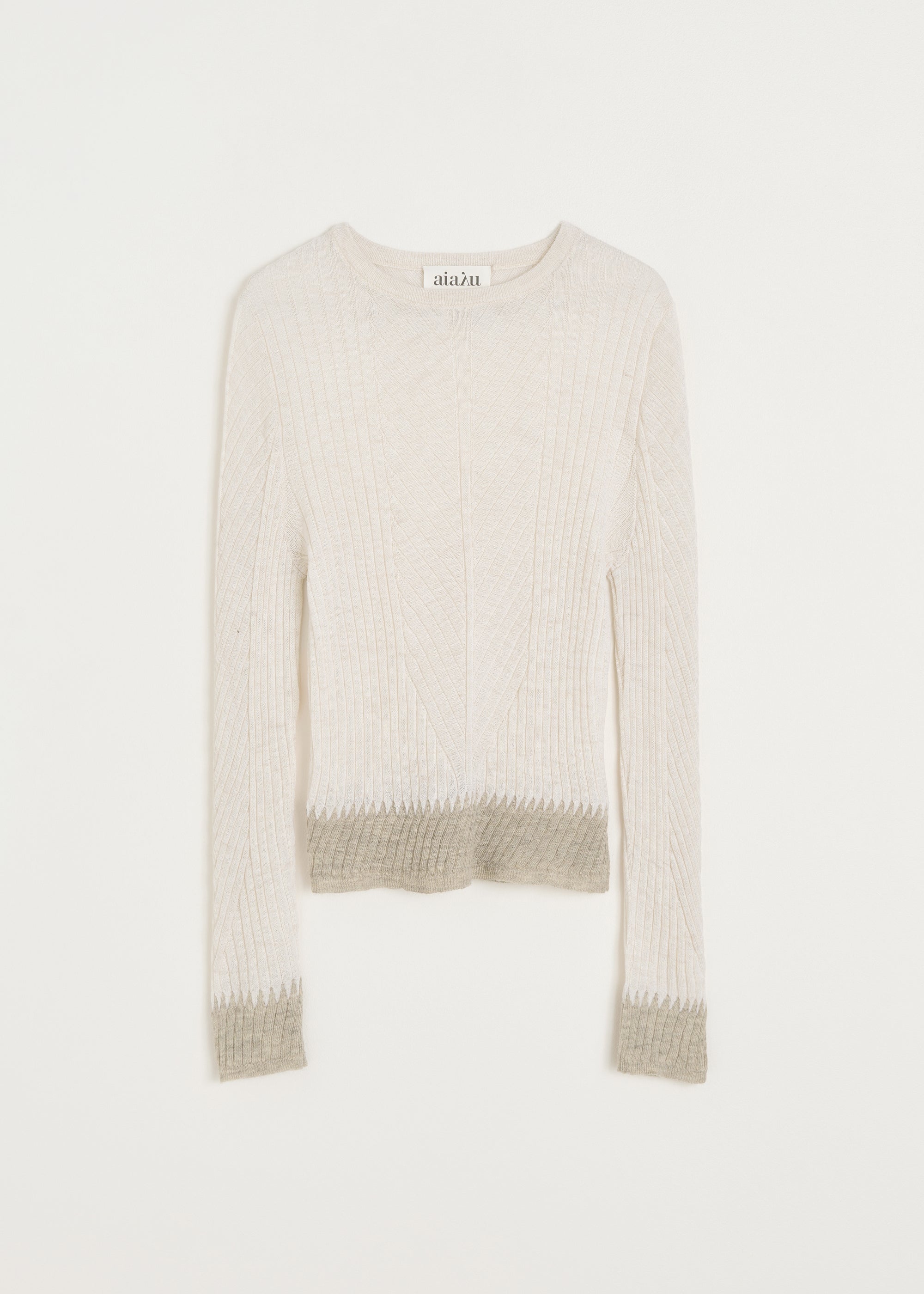 Jaya blouse – pure llama | Mix Albicant Sweater aiayu