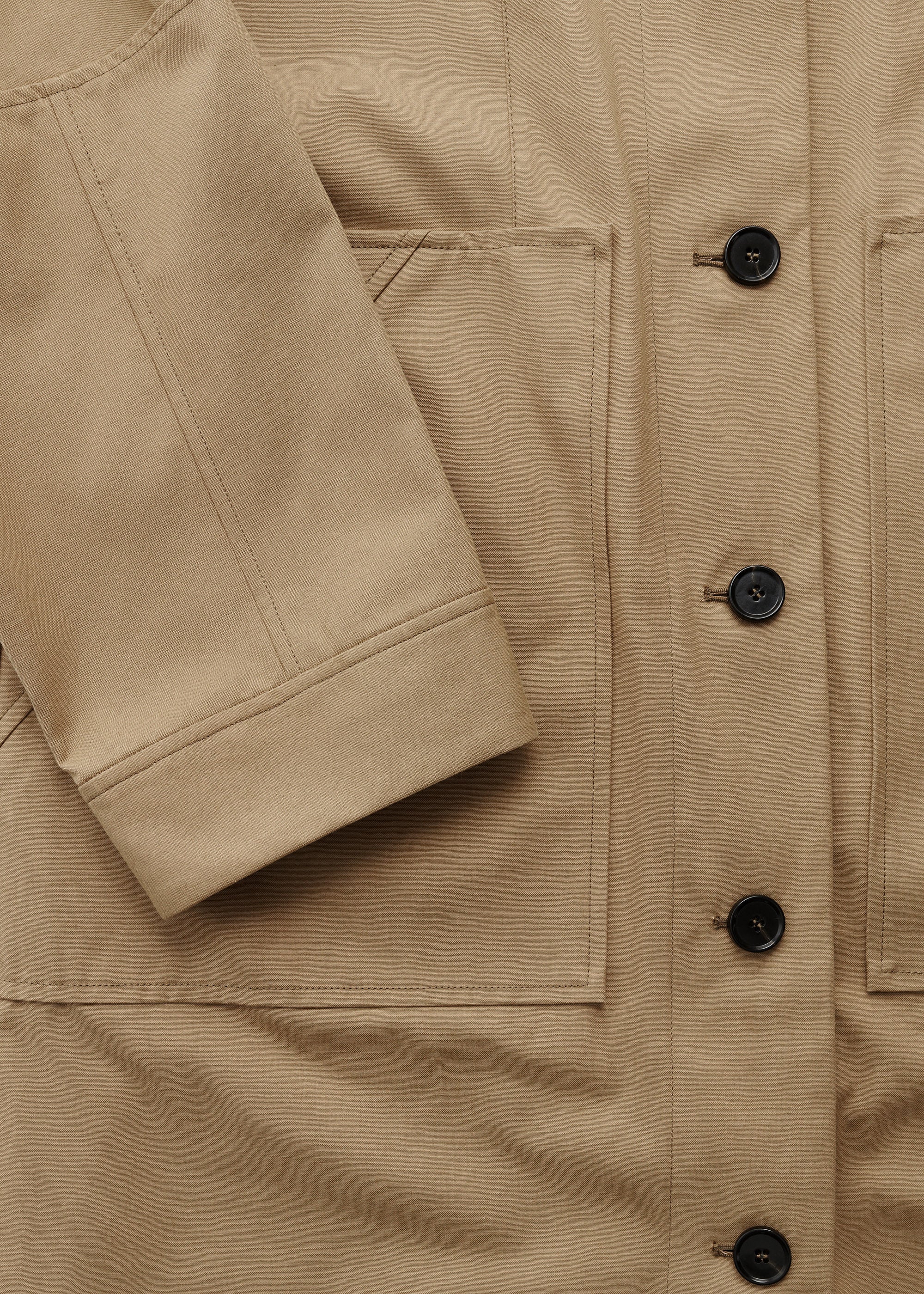 Jean ventile coat | Caramel